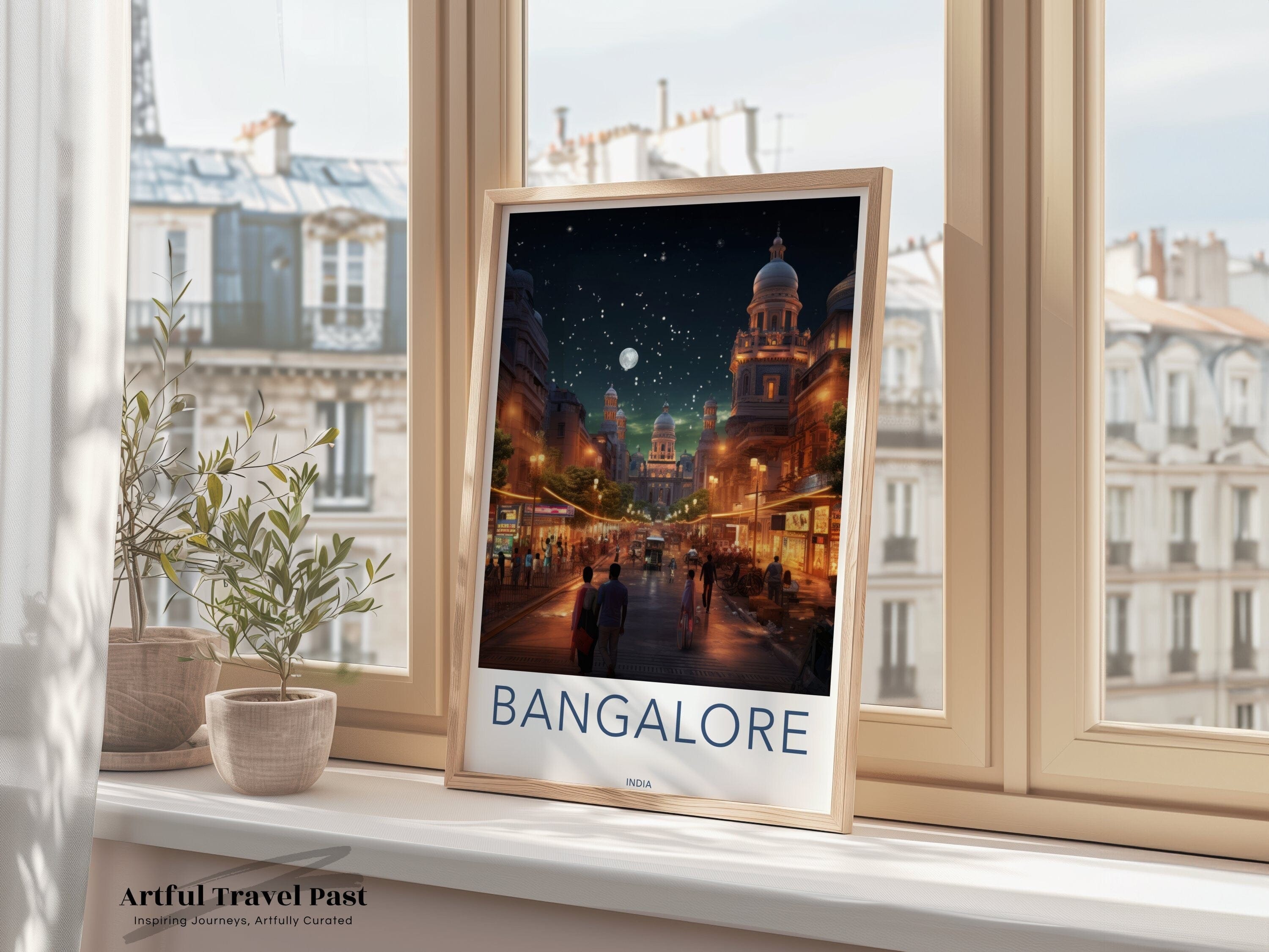 Wall Art Bangalore Poster | India Wall Art | South Asia Decor