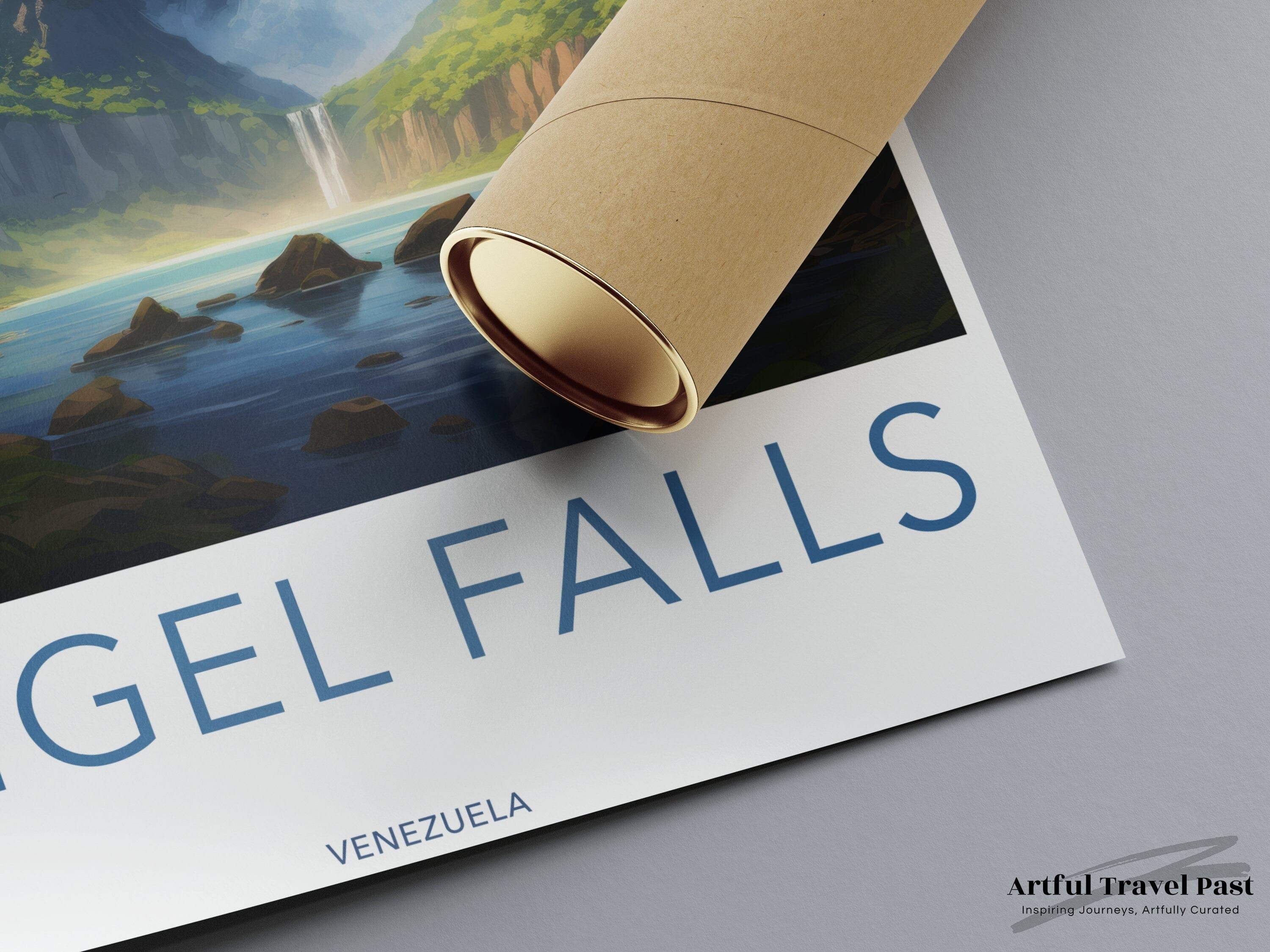 Wall Art Angel Falls Poster | UNESCO Site | Venezuela Wall Art