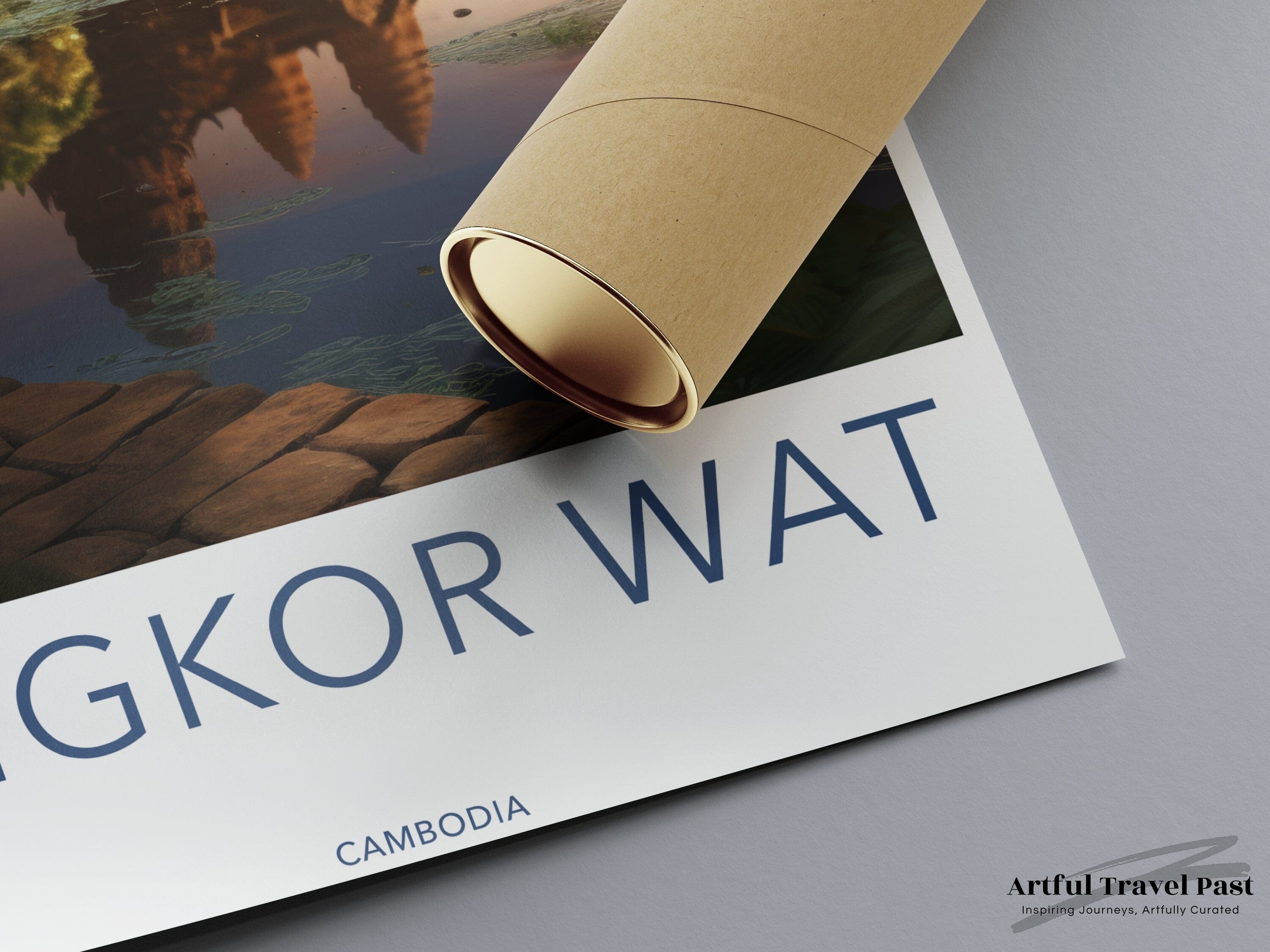 Wall Art Angkor Wat Poster | Cambodia Wall Art | Asia Decor