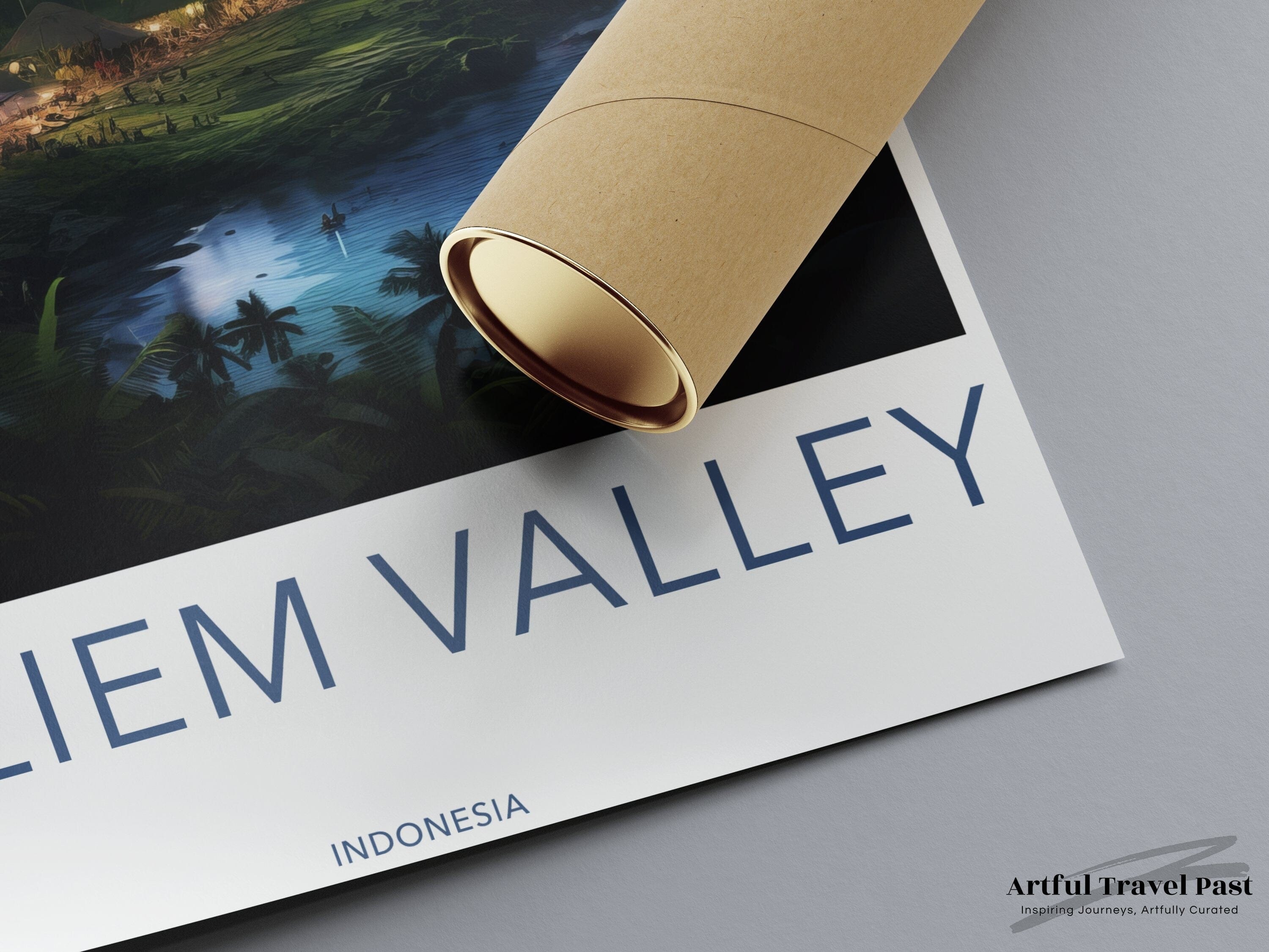 Wall Art Baliem Valley Poster | Indonesia Wall Art | Asia Decor