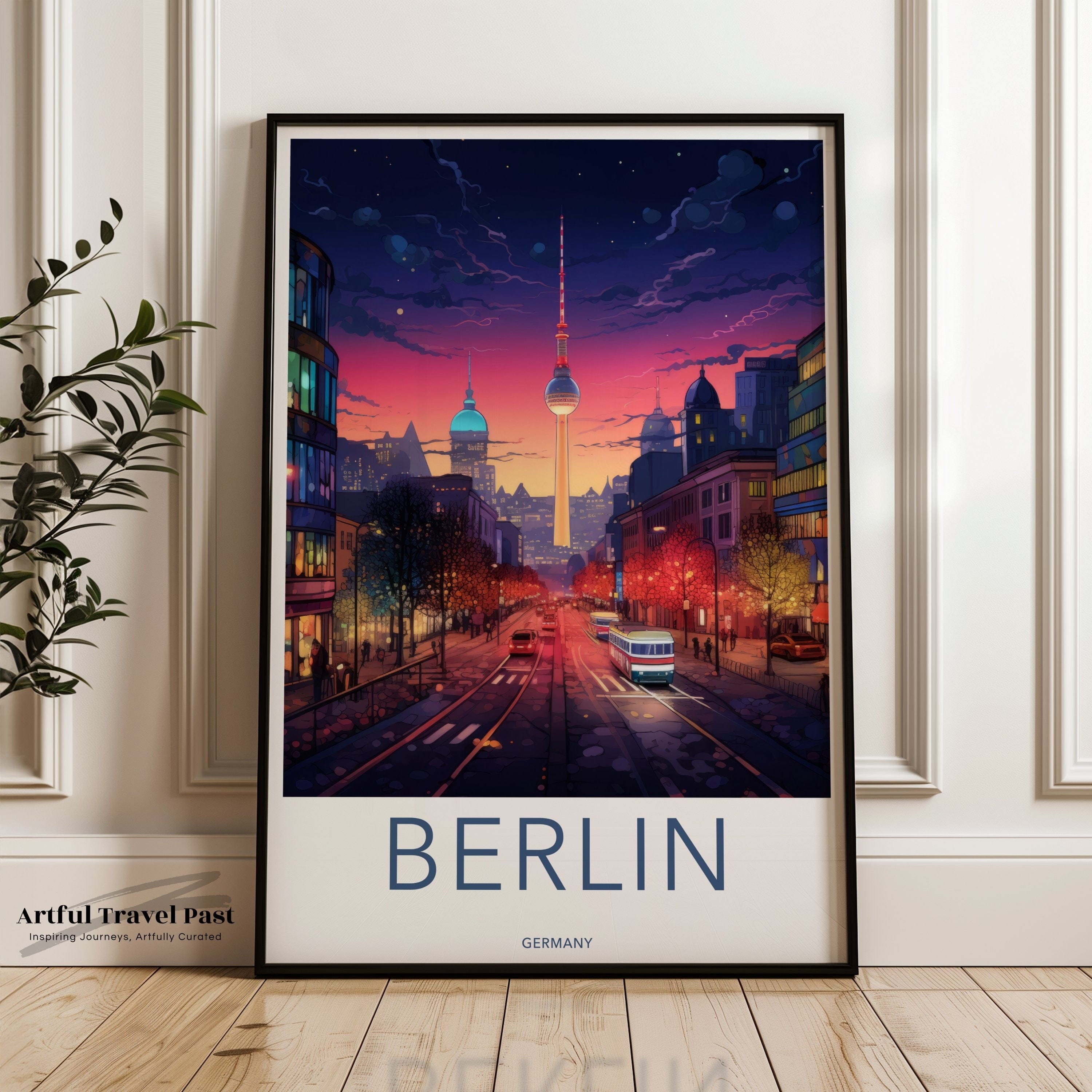 Wall Art Berlin Poster | Germany Wall Art | Europe Decor