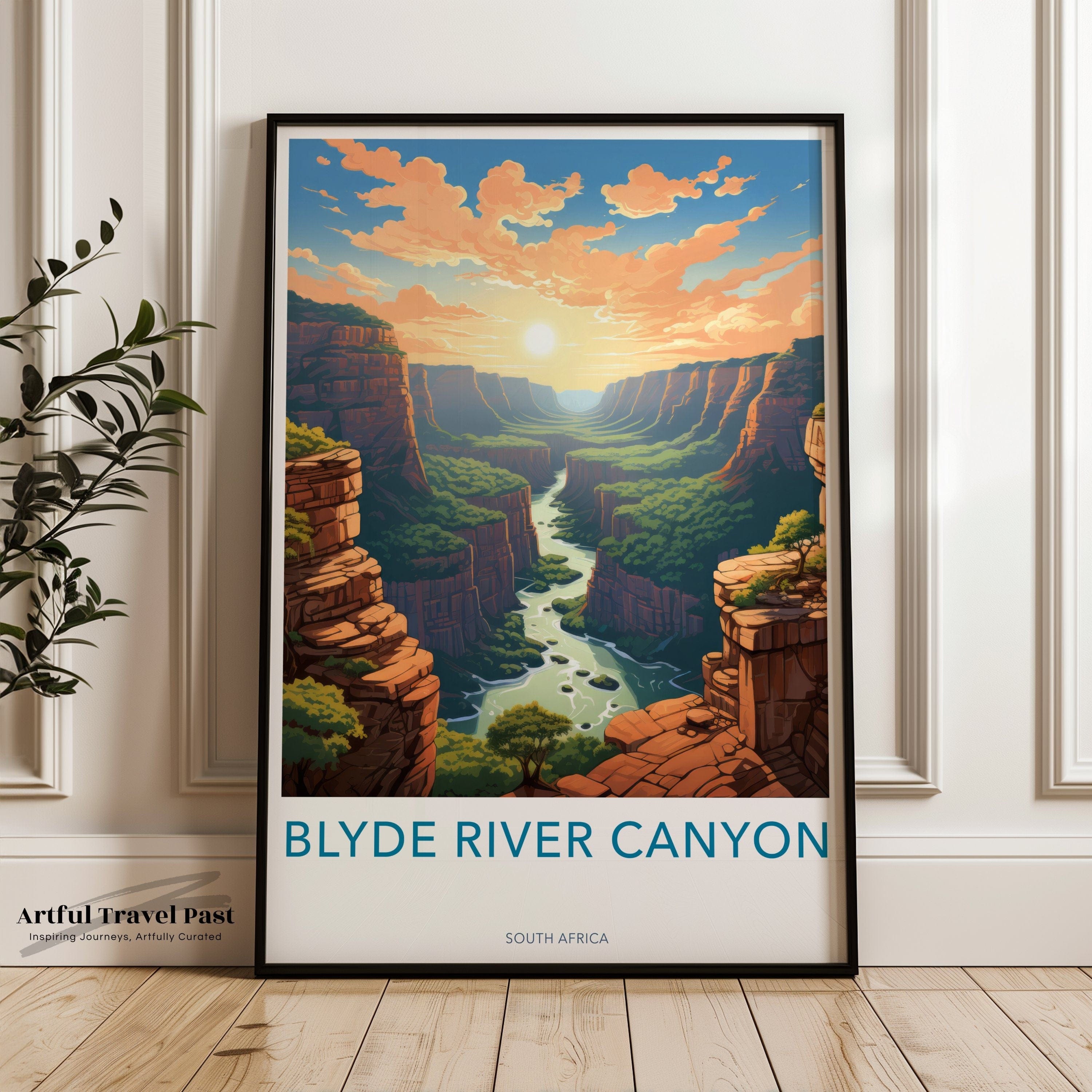 Wall Art Blyde Canyon Poster | Mpumalanga Sunrise | South Africa Art