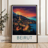 Wall Art Beirut Poster | Lebanon Wall Art | Middle East Decor