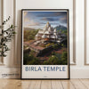 Wall Art Birla Temple Poster | India Wall Art | South Asia Decor