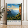 Wall Art Blue Mountains Poster | New South Wales | Australia Wall Art