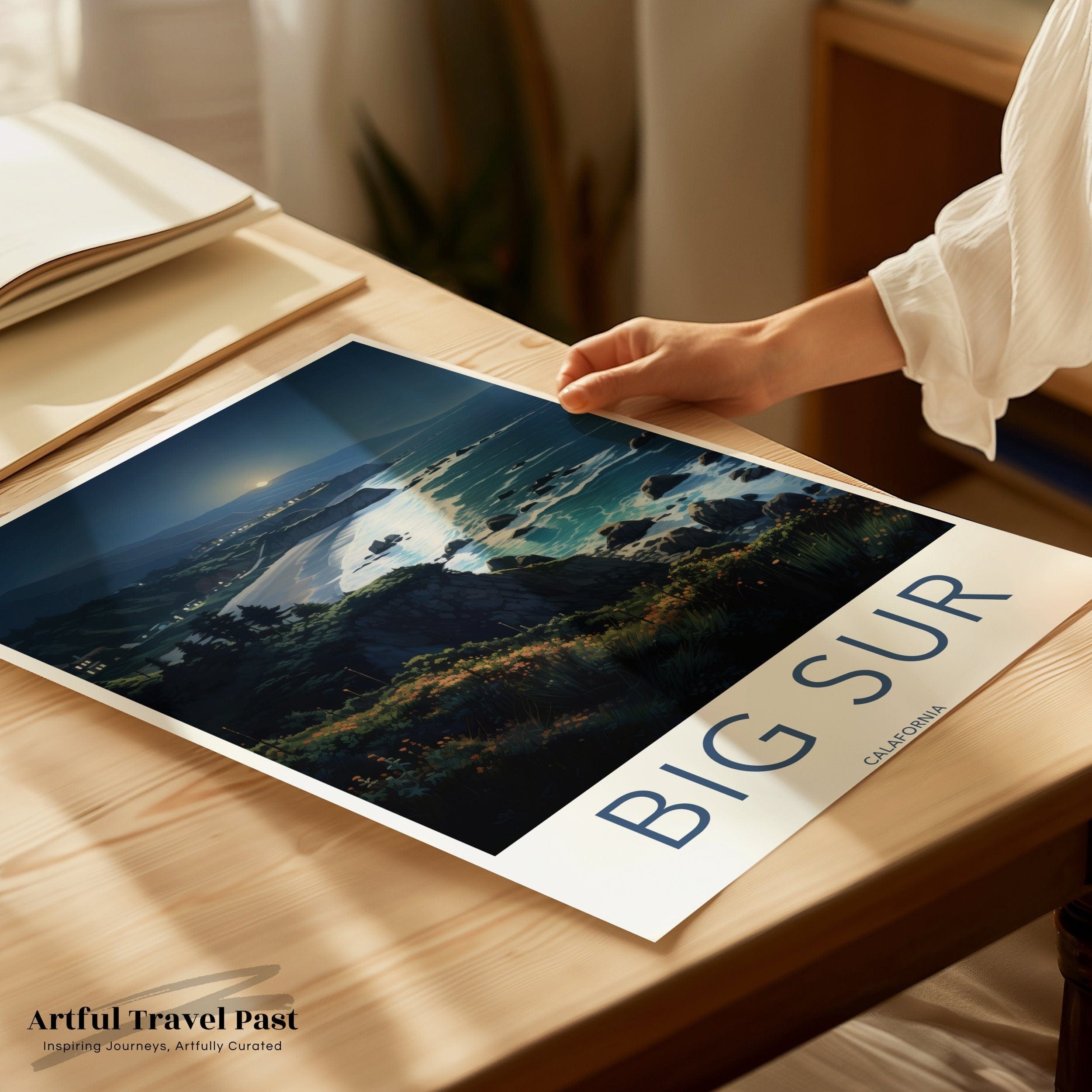 Wall Art Big Sur Poster | California Wall Art | USA Decor