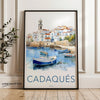 Wall Art Cadaqués Poster | Spain Wall Art | Europe Decor