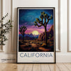 Wall Art California Poster | USA Wall Art | North America Decor