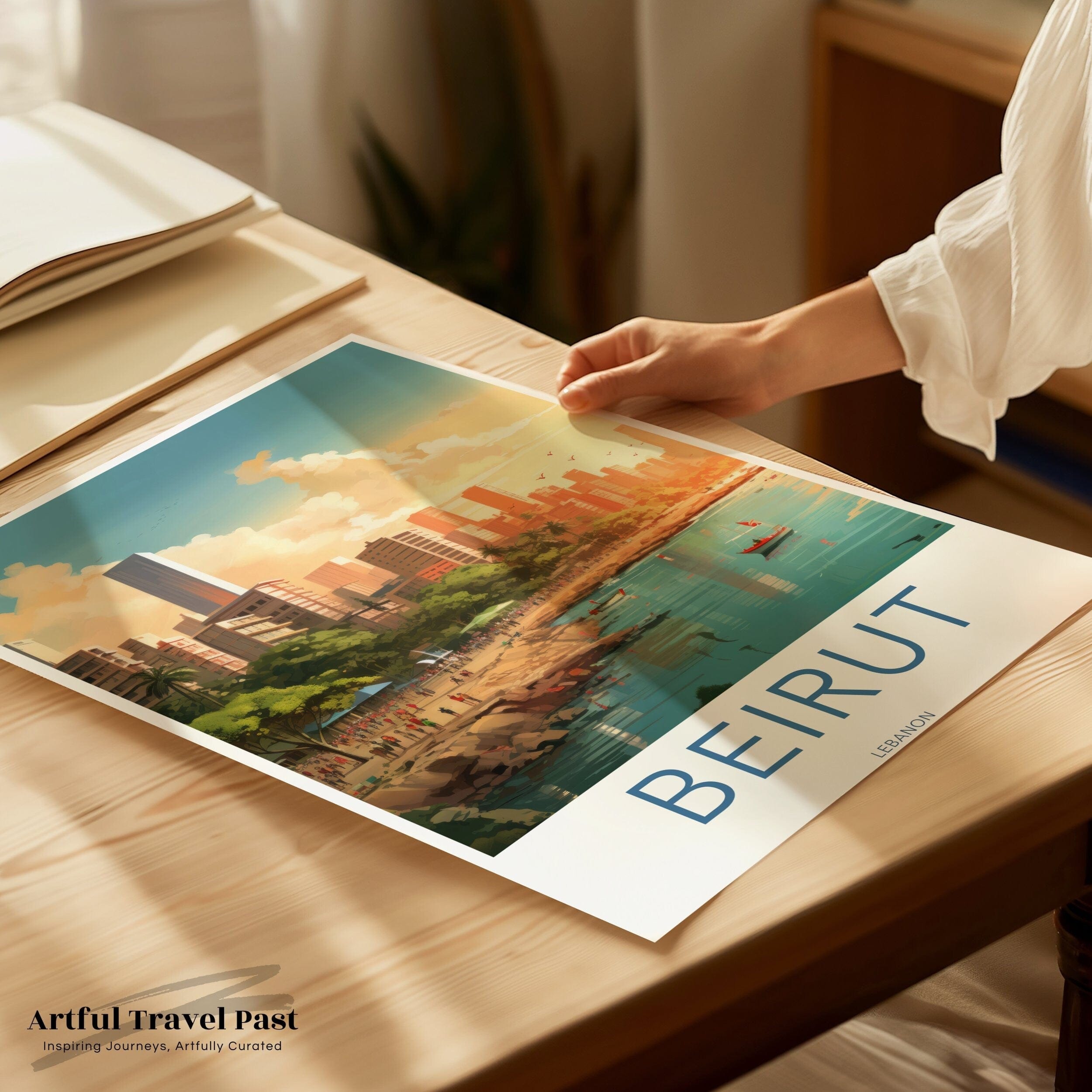 Wall Art Beirut Poster | Lebanon Wall Art | Middle East Decor