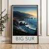 Wall Art Big Sur Poster | USA Wall Art | California Decor