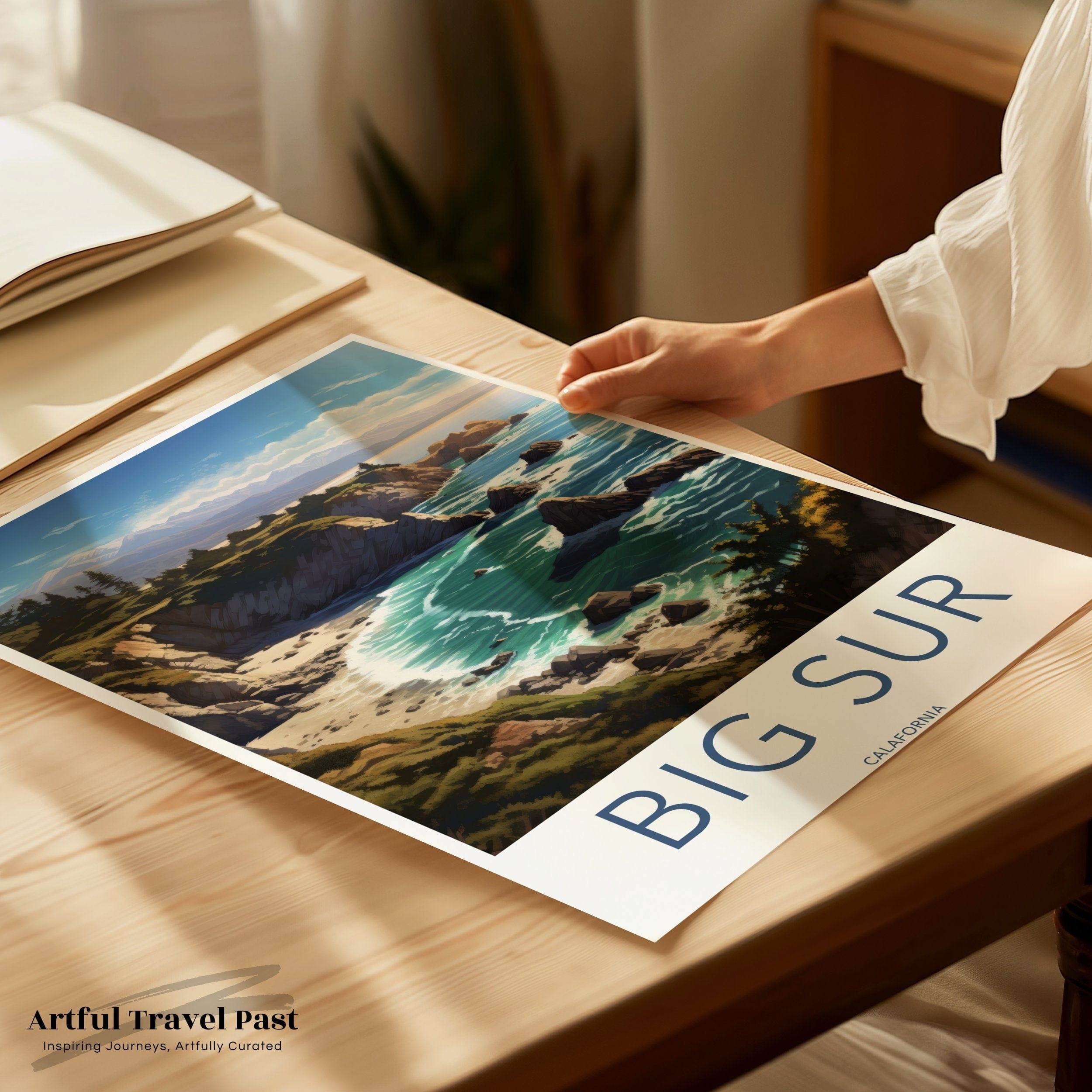 Wall Art Big Sur Poster | California Wall Art | USA Decor