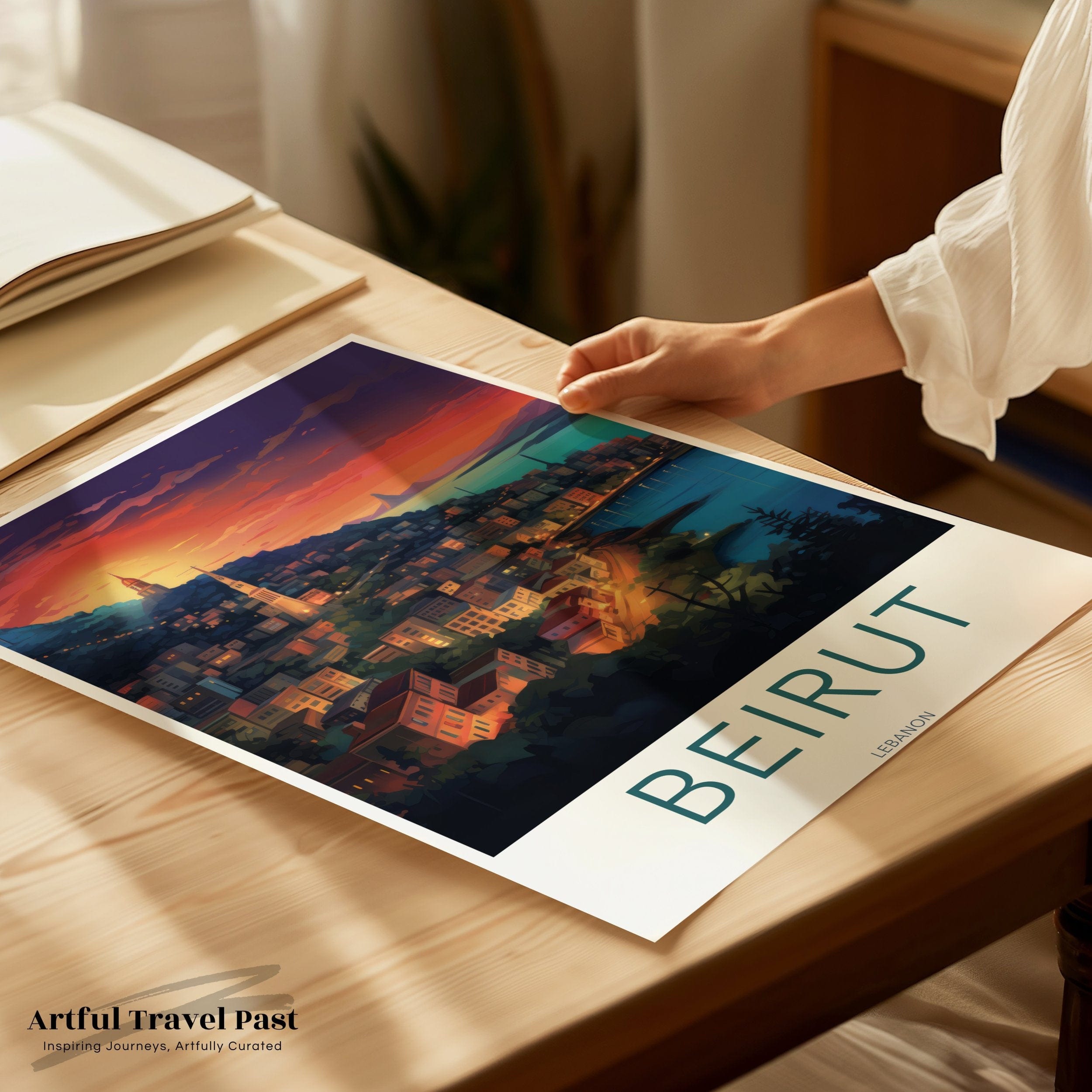 Wall Art Beirut Poster | Lebanon Wall Art | Middle East Decor