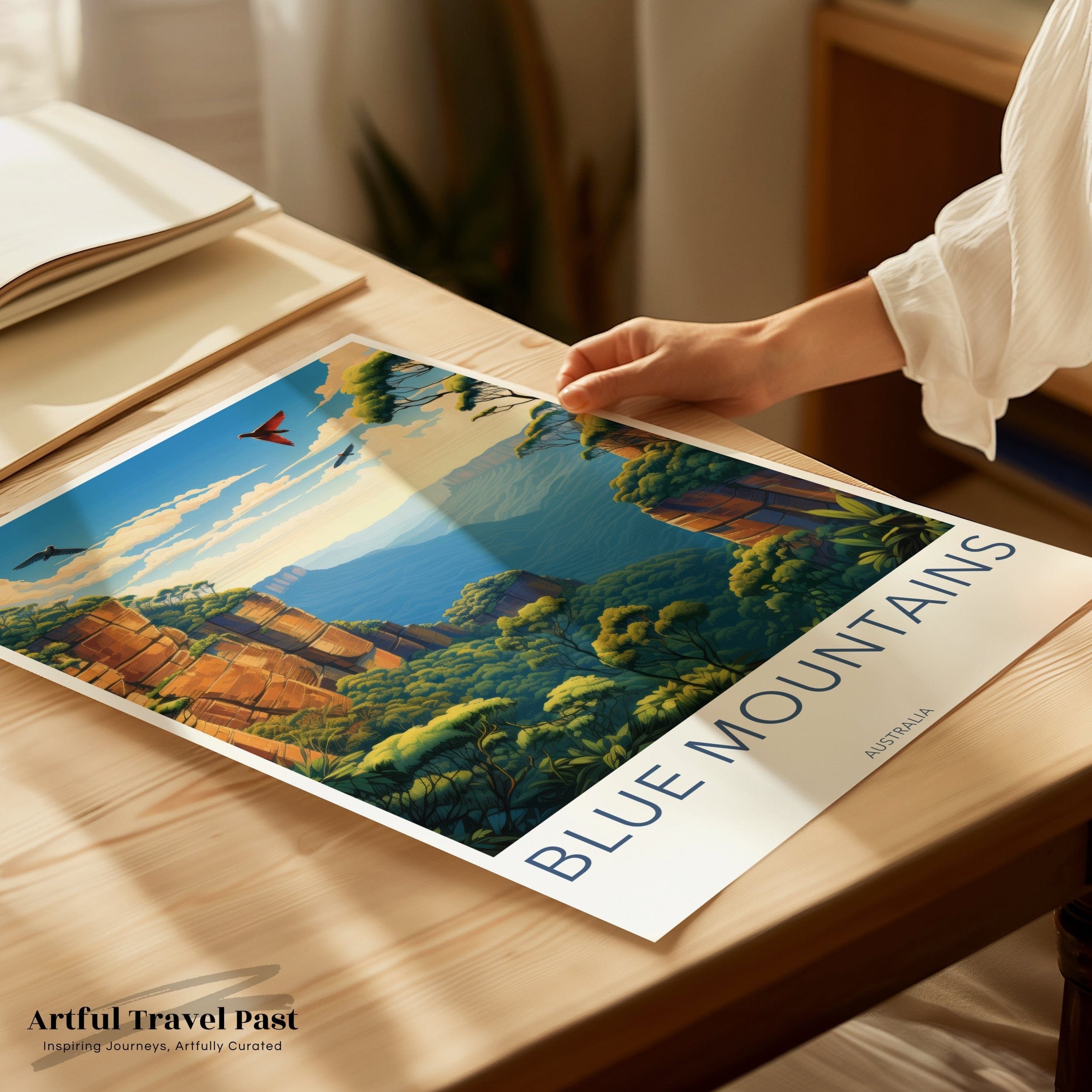 Wall Art Blue Mountains Poster | National Park | Australia Wall Art