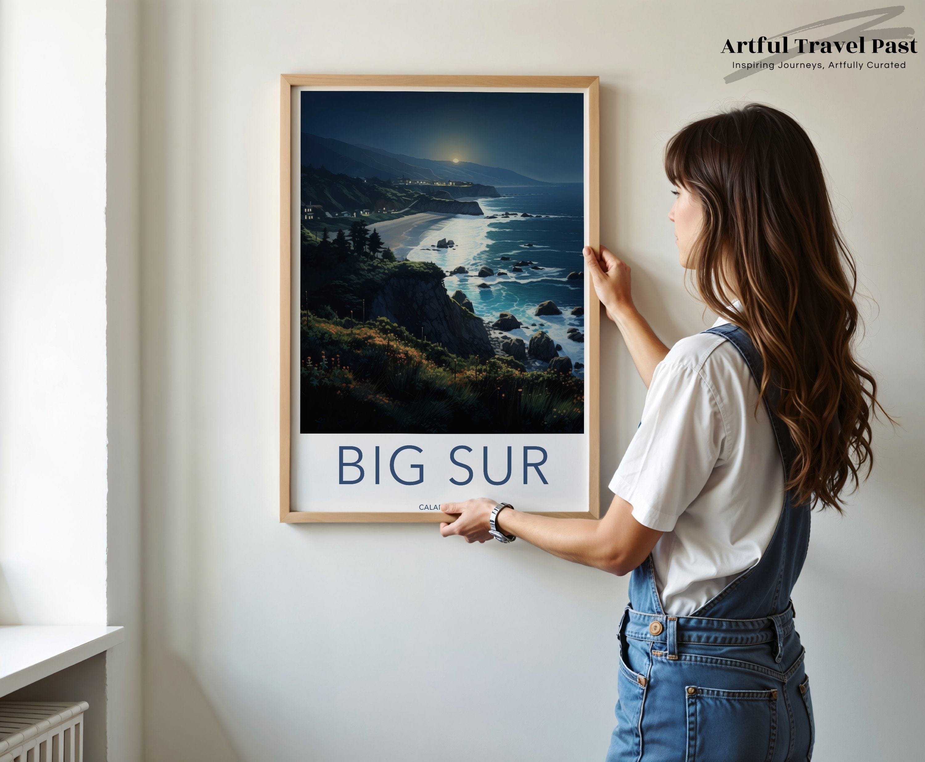 Wall Art Big Sur Poster | California Wall Art | USA Decor