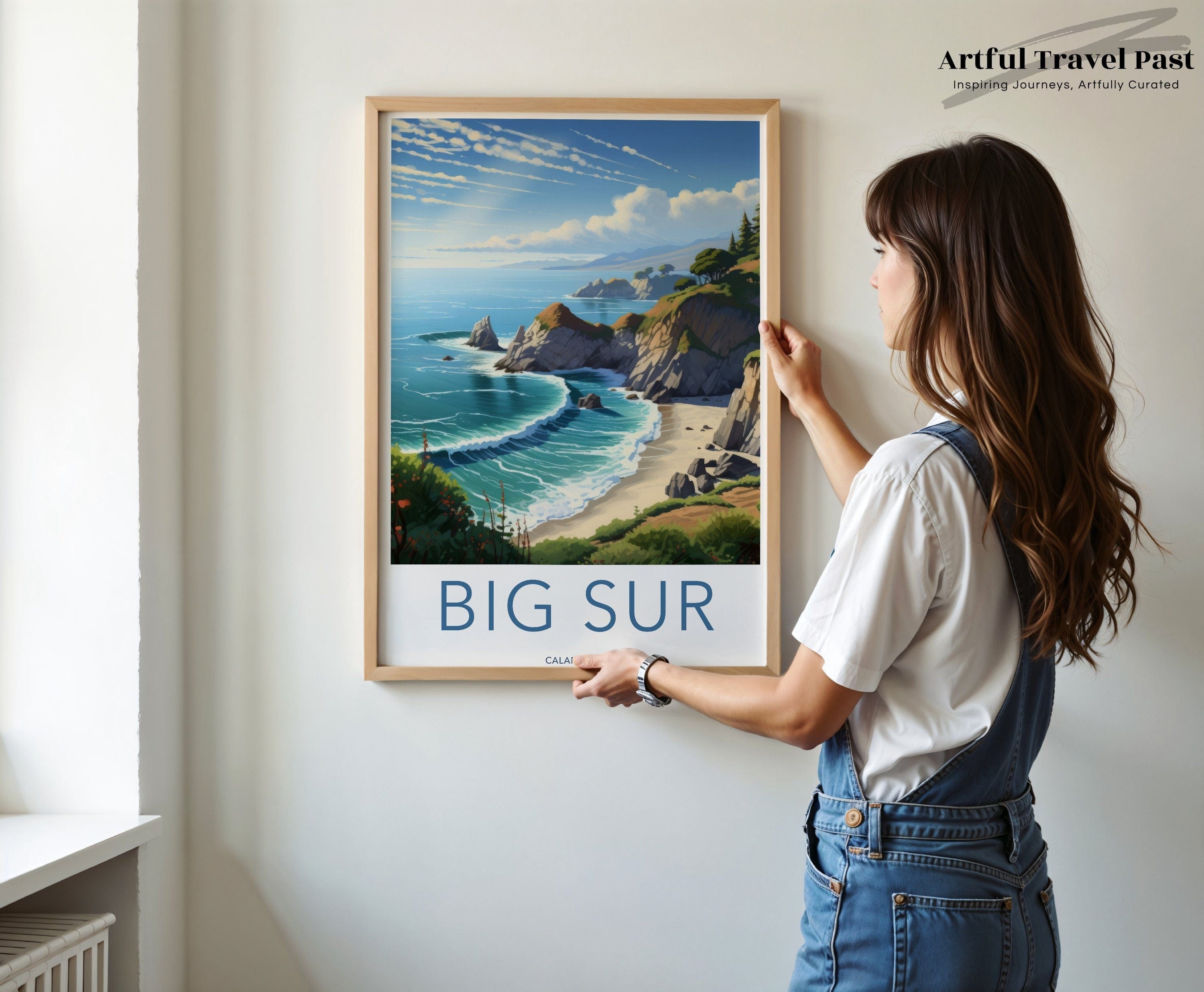 Wall Art Big Sur Poster | California Coastline Print | USA Wall Art