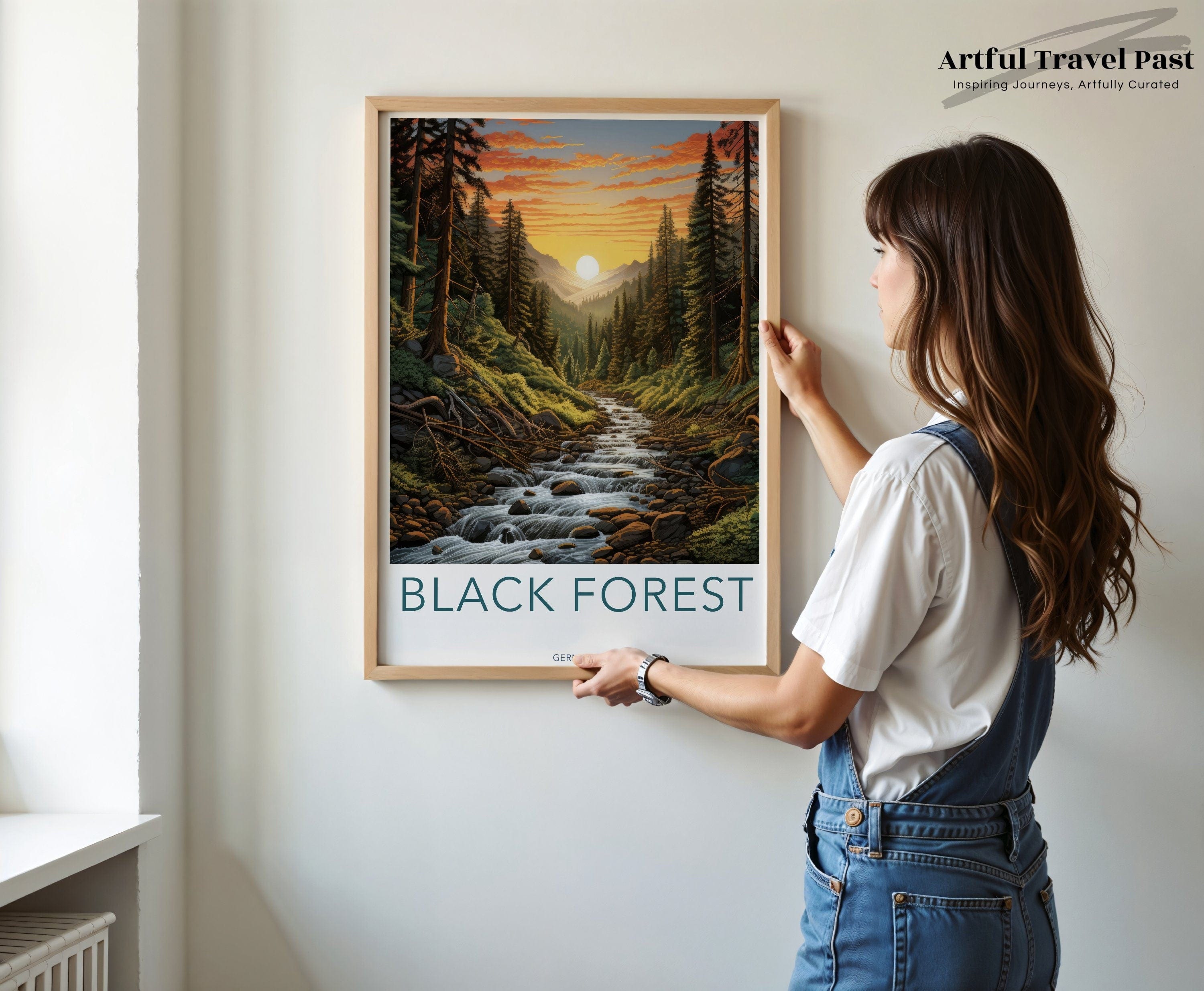 Wall Art Black Forest Poster | European Woodlands | Germany Wall Art