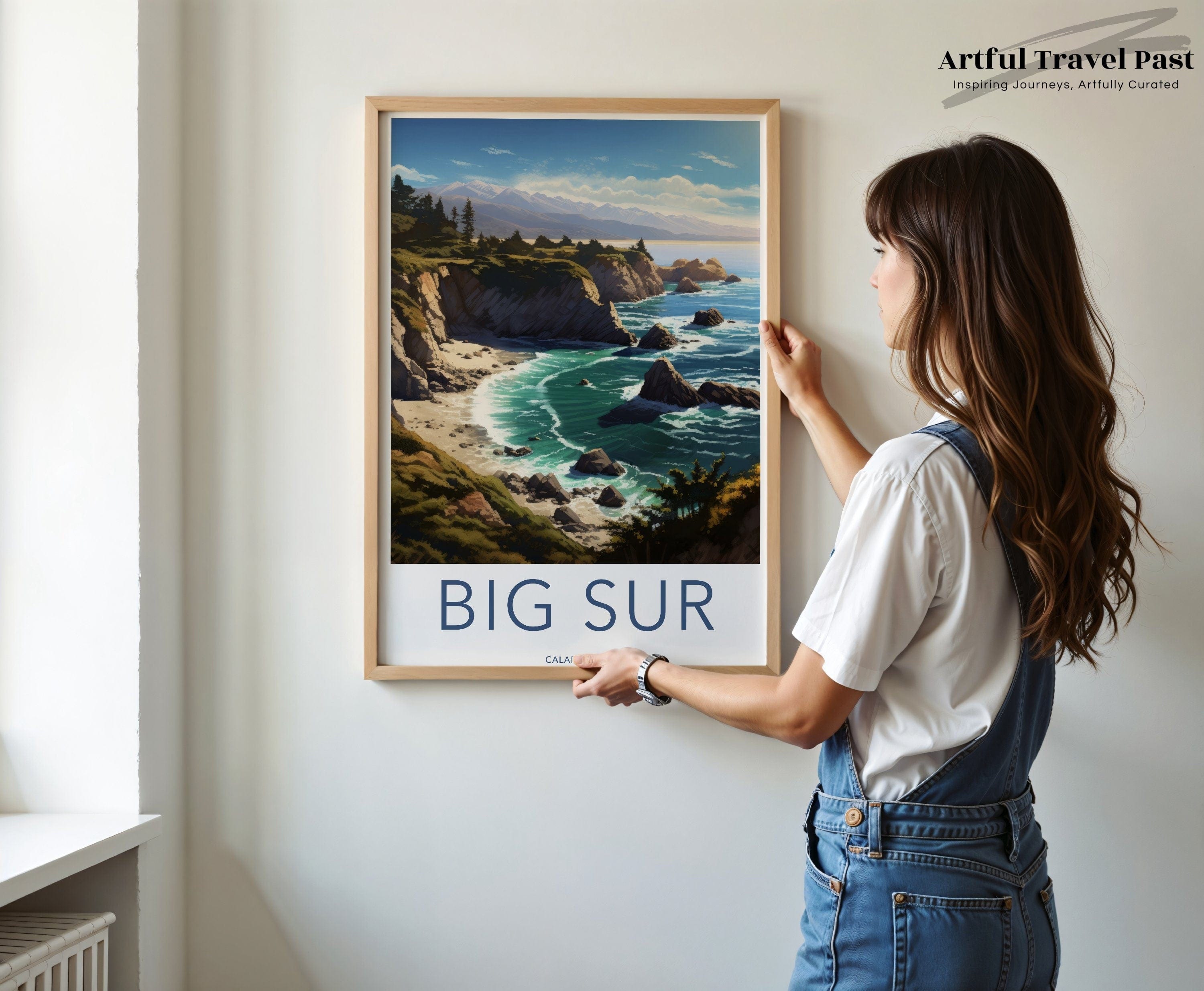 Wall Art Big Sur Poster | California Wall Art | USA Decor