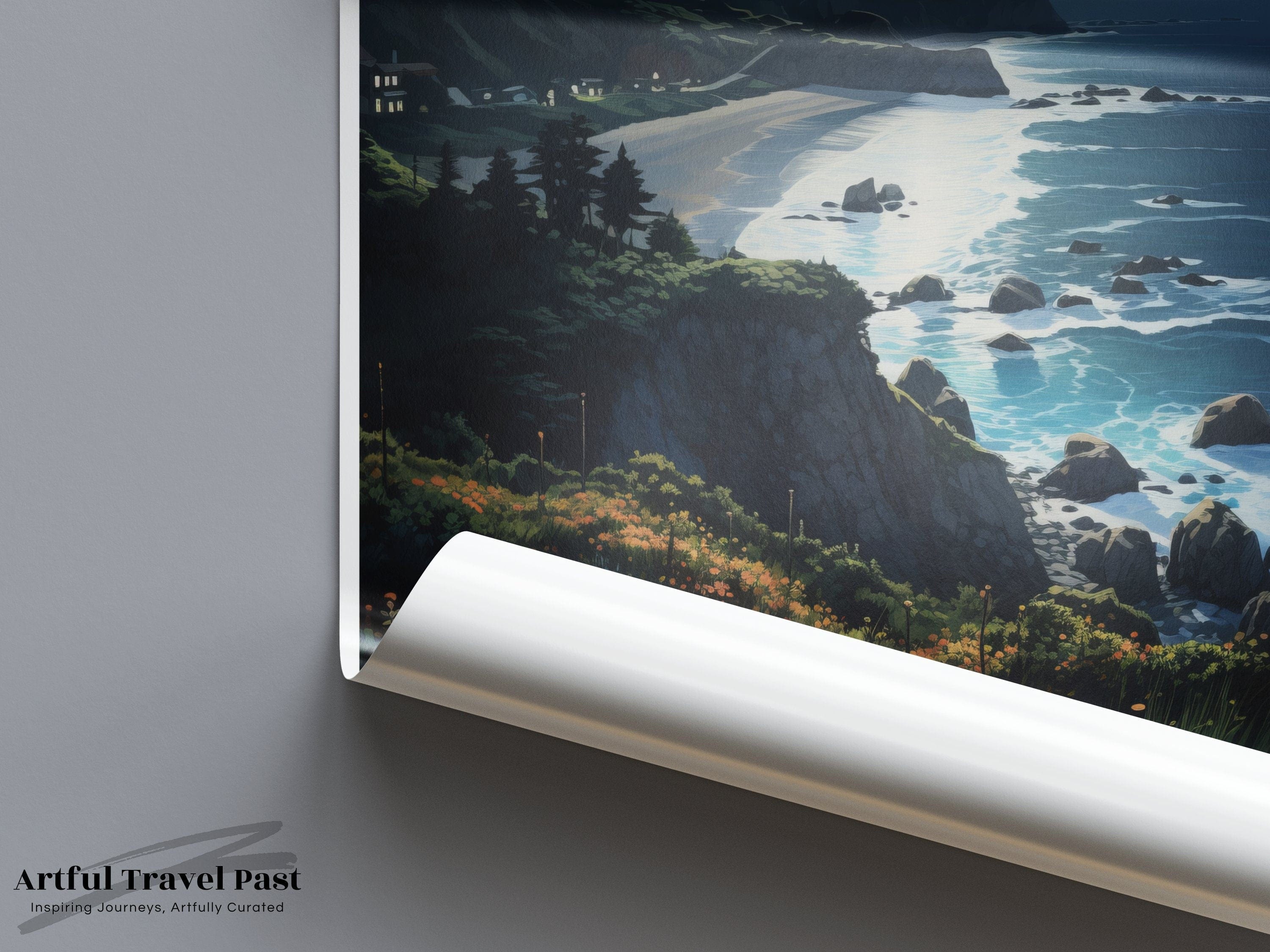 Wall Art Big Sur Poster | California Wall Art | USA Decor