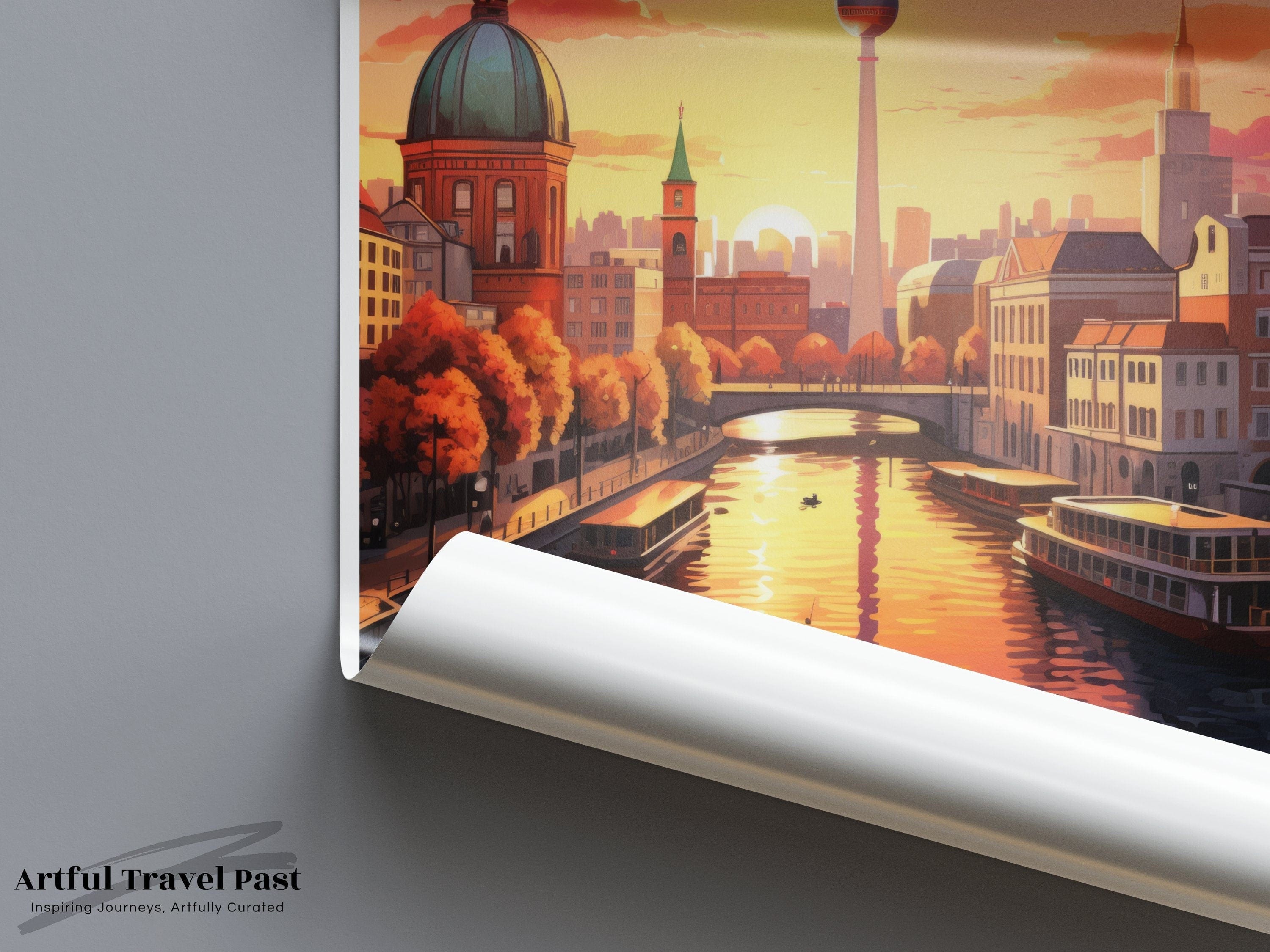 Wall Art Berlin Poster | Germany Wall Art | Europe Decor