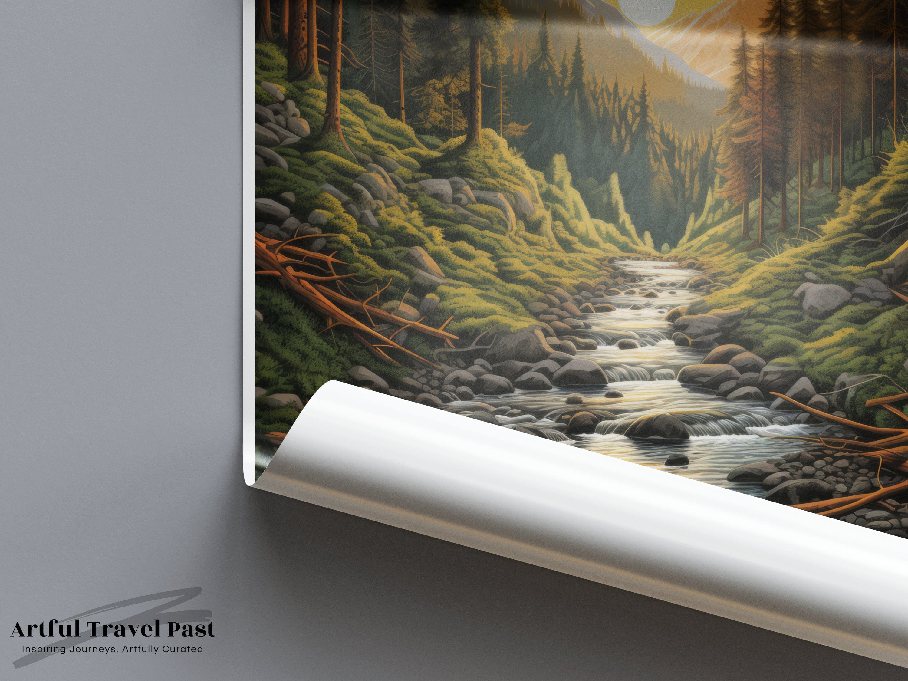 Wall Art Black Forest Poster |  German Woodlands | Germany Wall Art