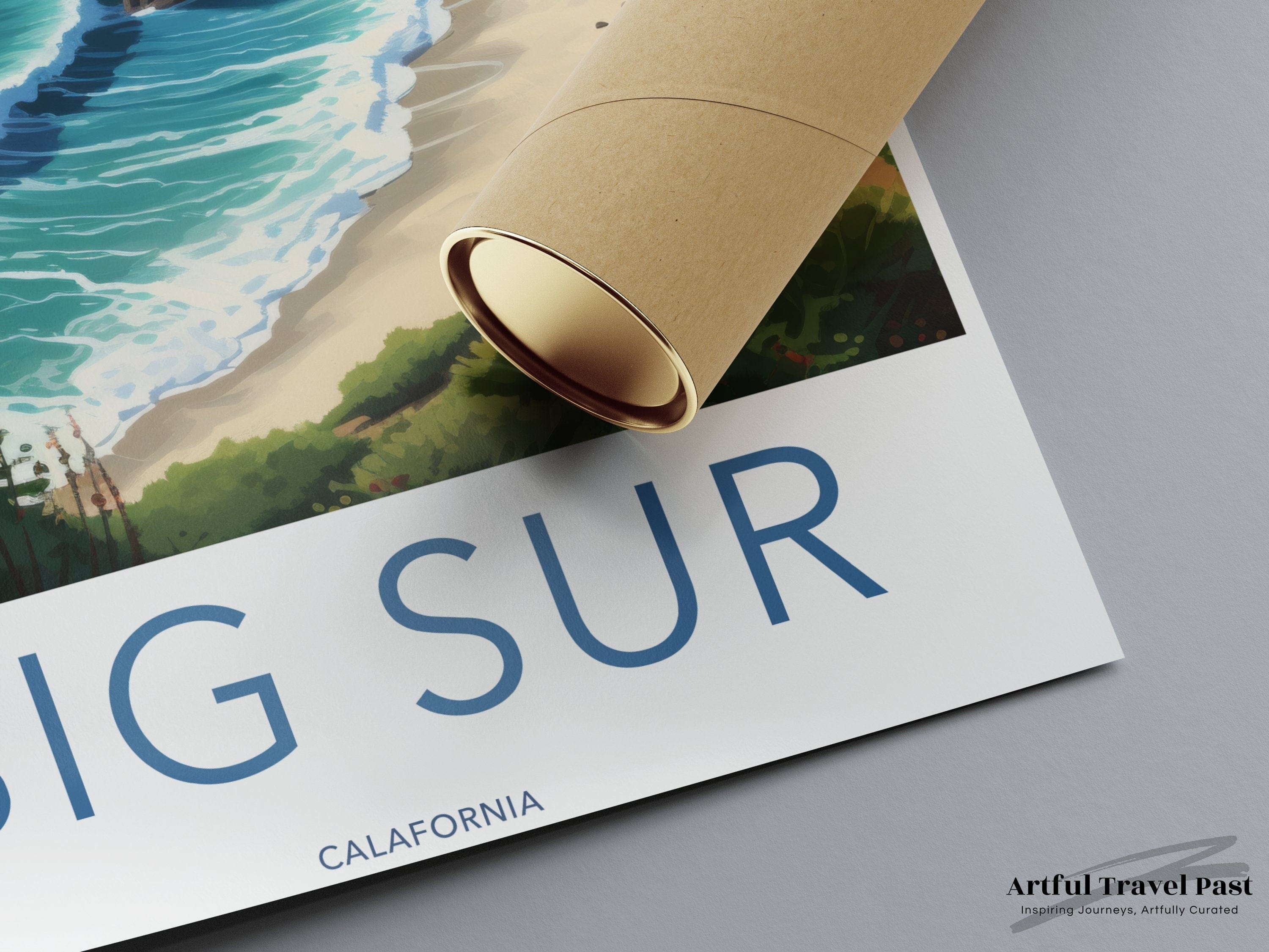 Wall Art Big Sur Poster | California Coastline Print | USA Wall Art