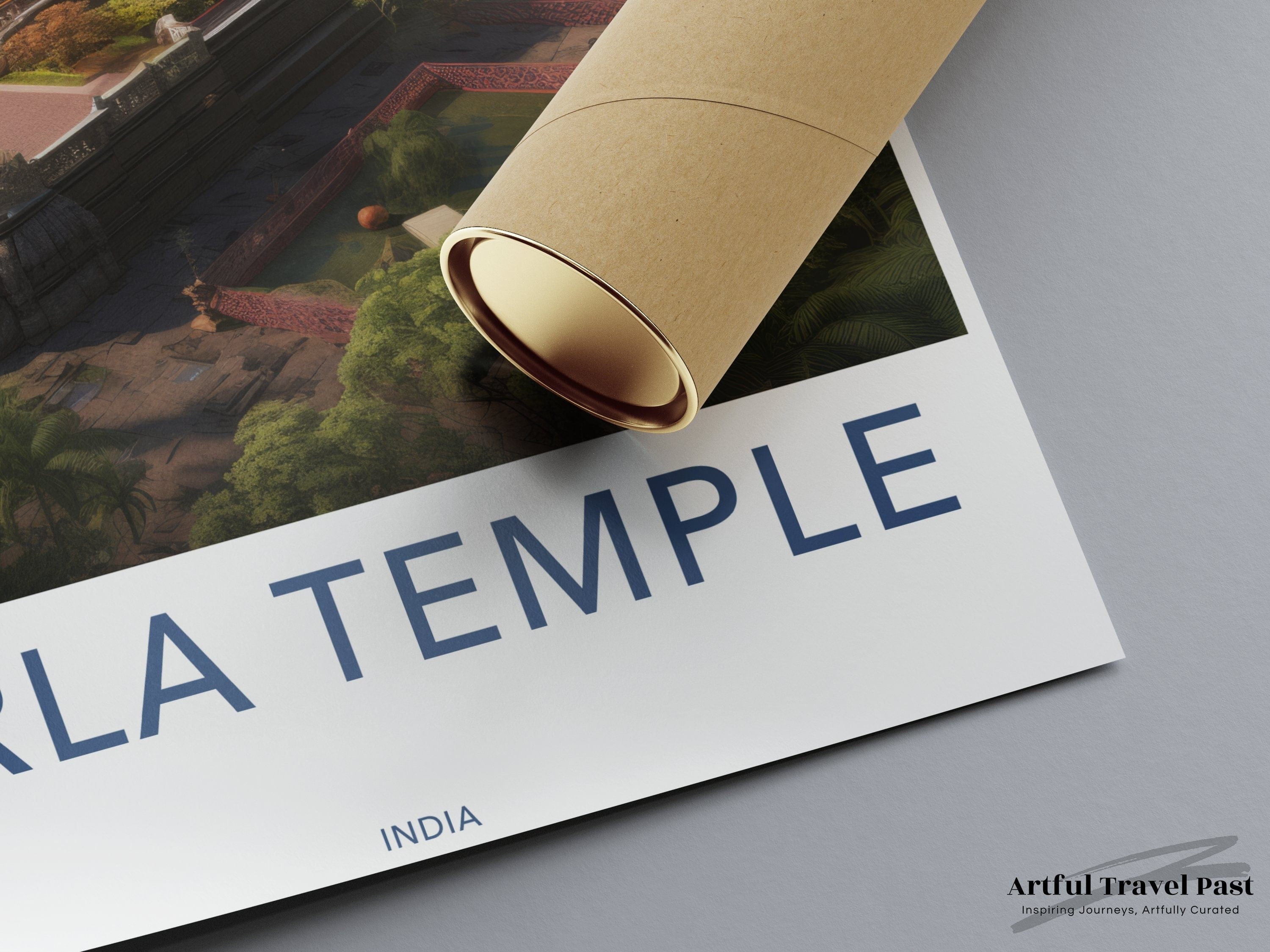 Wall Art Birla Temple Poster | India Wall Art | South Asia Decor