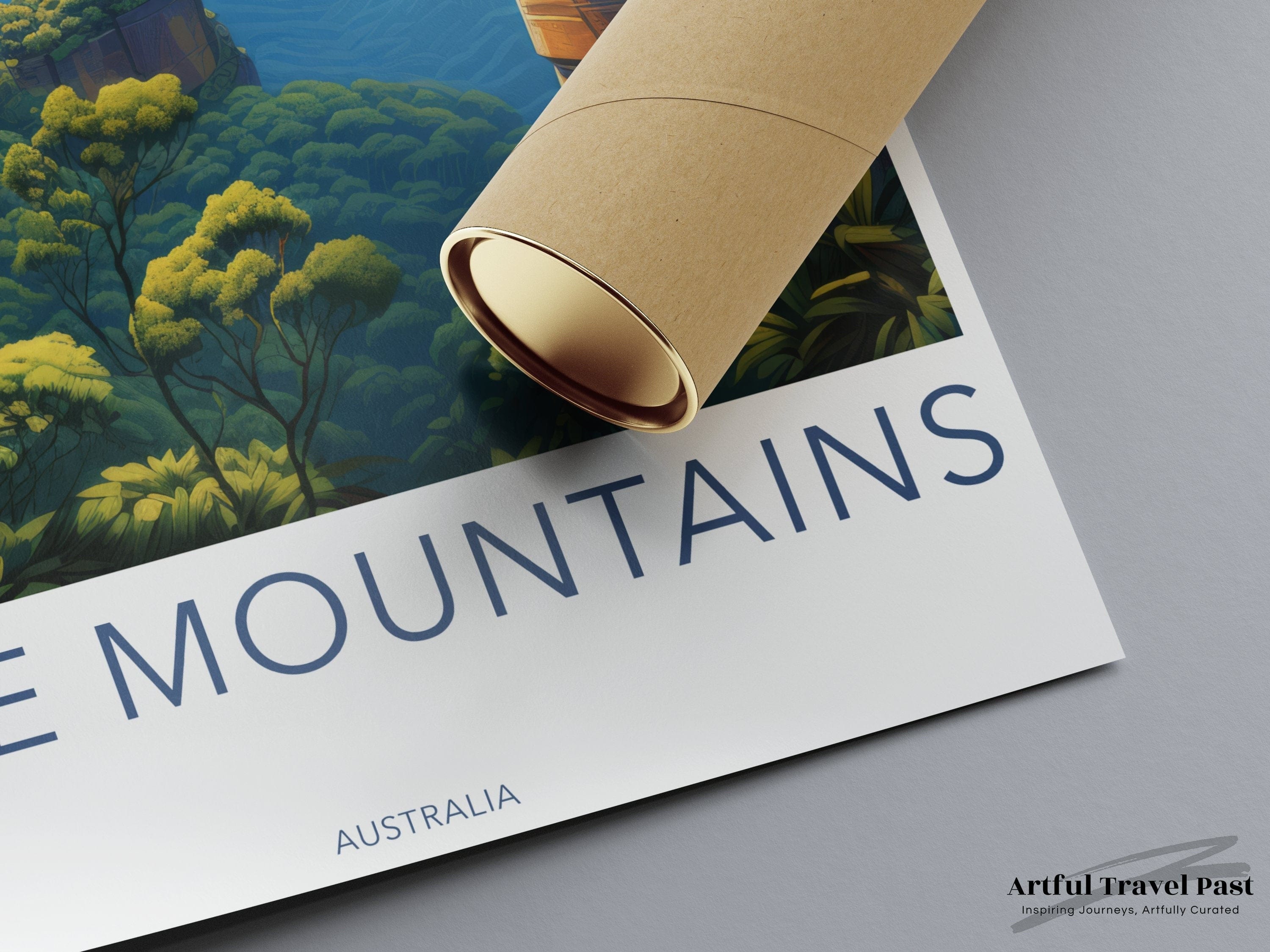 Wall Art Blue Mountains Poster | National Park | Australia Wall Art