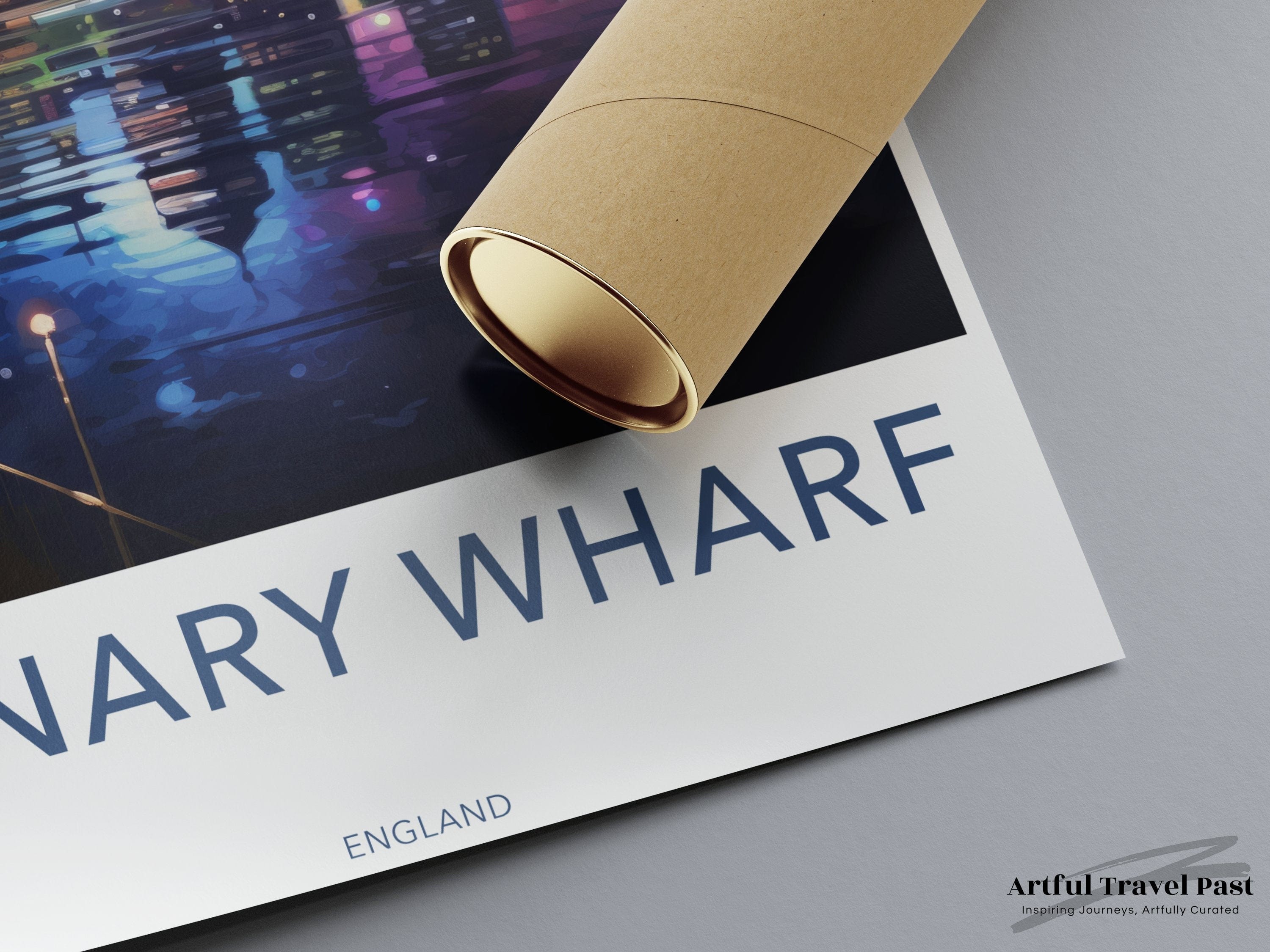 Wall Art Canary Wharf Poster | England Wall Art | UK Decor