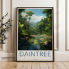 Daintree wall art, Australia nature print, Tropical rainforest scenery, Lush green landscape, Home decor, Poster gift idea