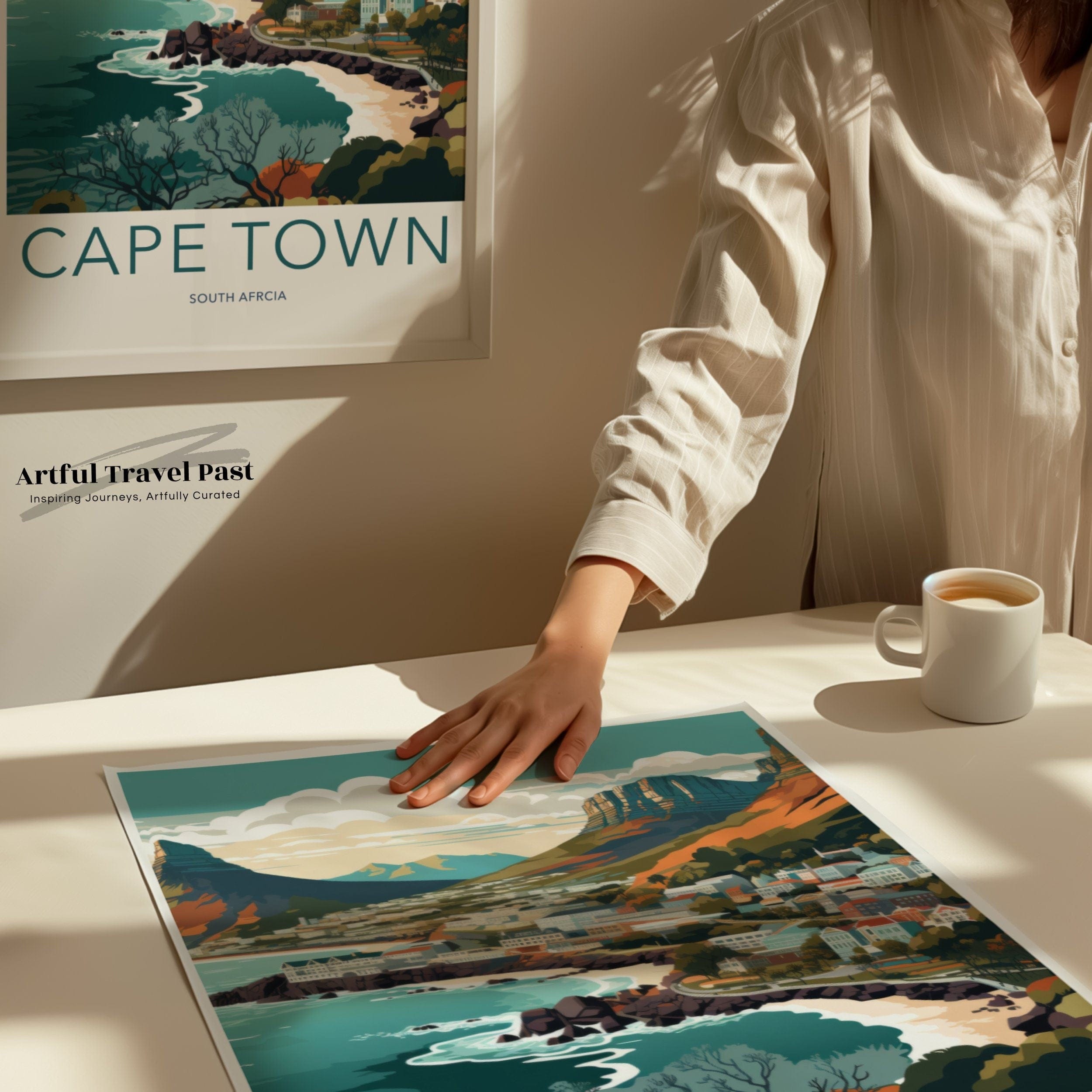 Wall Art Cape Town Poster | South Africa Wall Art | Africa Decor