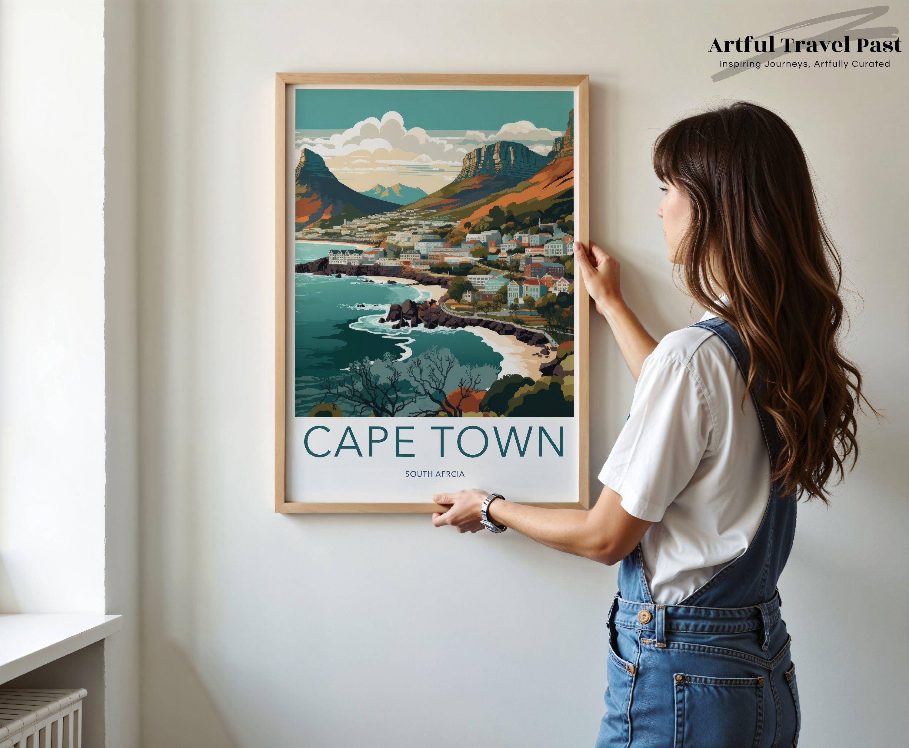 Wall Art Cape Town Poster | South Africa Wall Art | Africa Decor