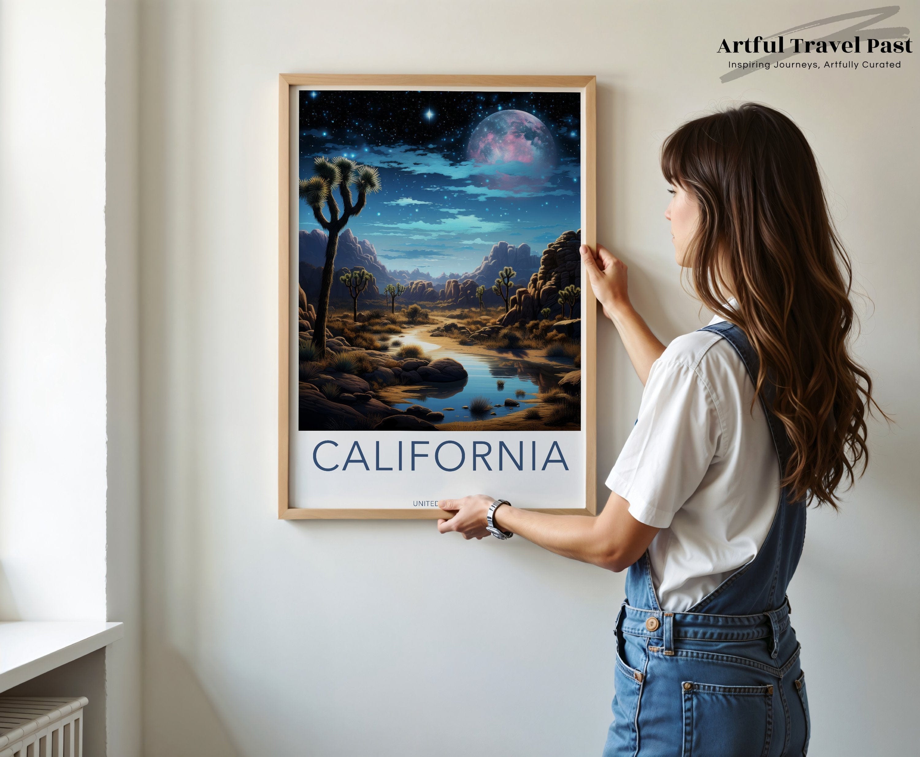 Wall Art California Poster | USA Wall Art | North America Decor