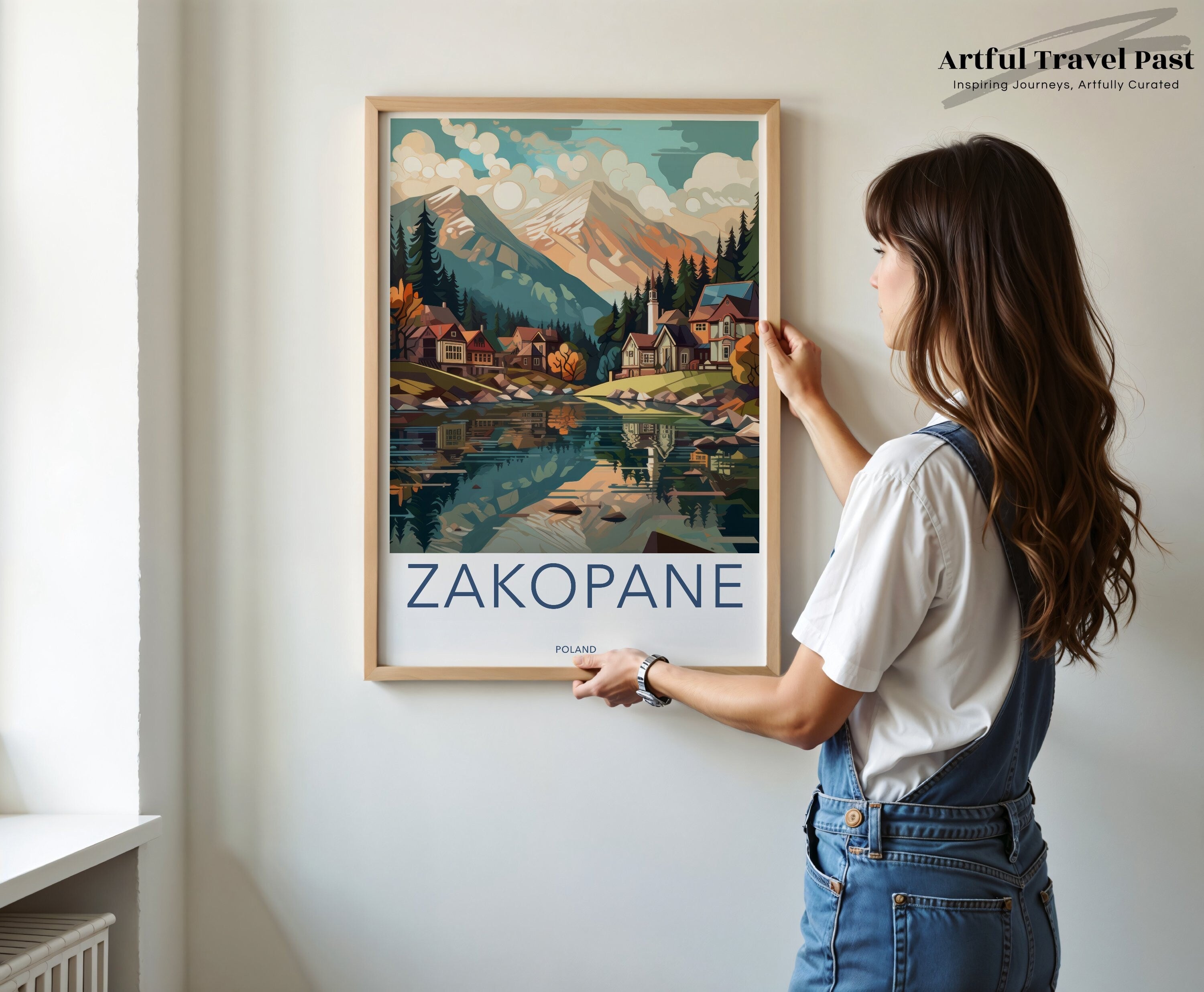 Zakopane Poland Wall Art, Scenic Mountain Print, Nature Landscape Poster, Home Decor, Digital Download, Travel Print, Rustic Decor