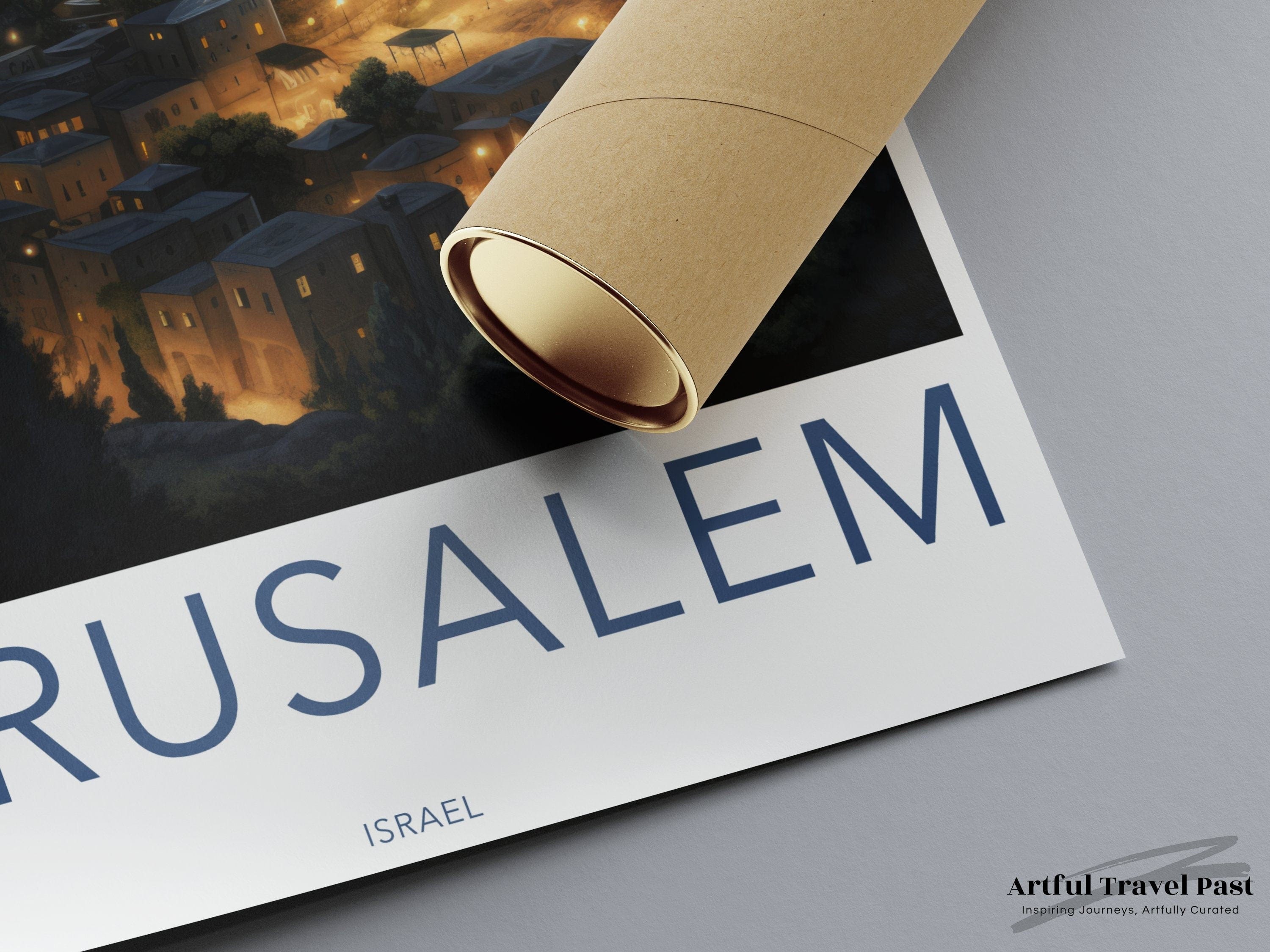 Wall Art Bethlehem Poster | Starry Night | Israel Wall Art