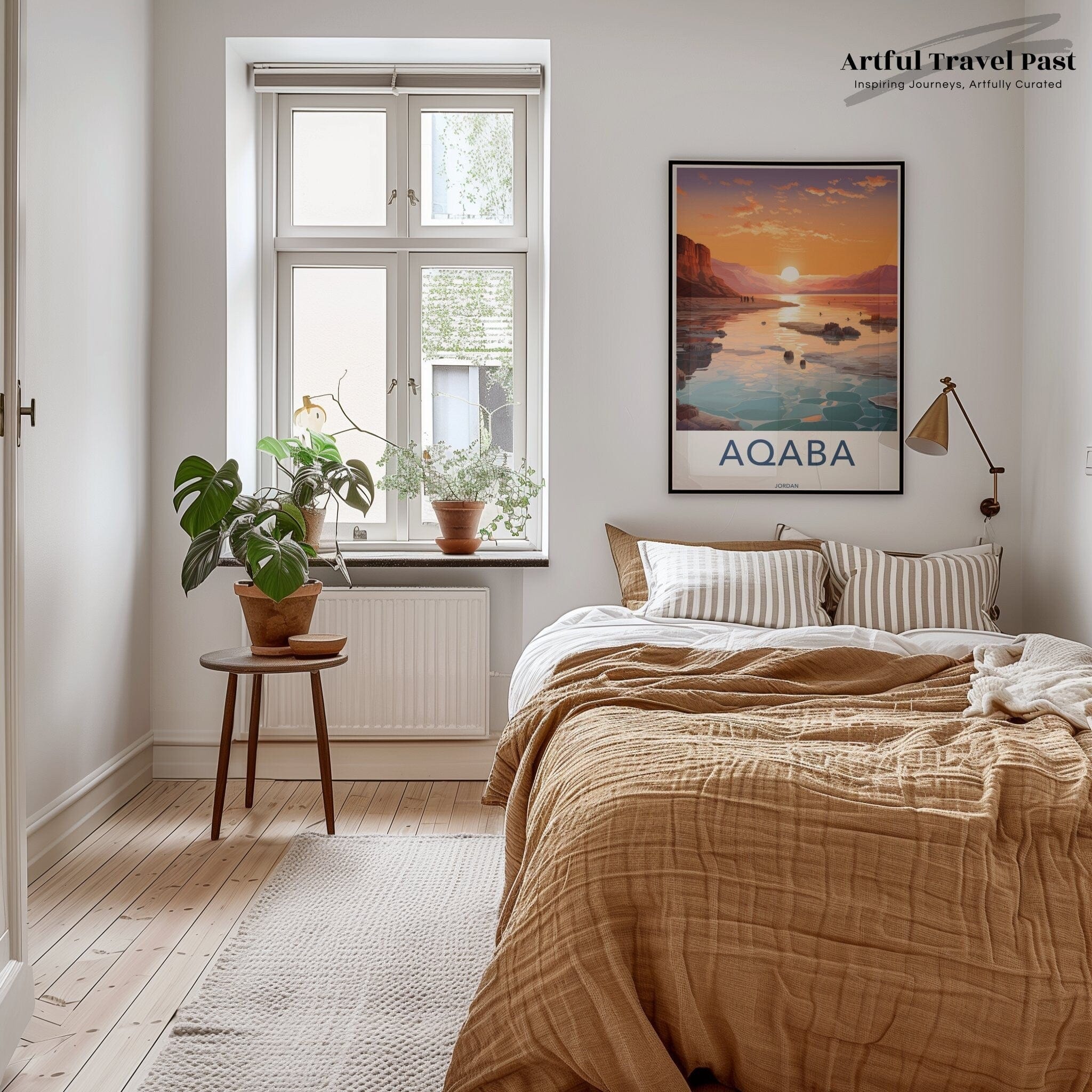 Wall Art Aqaba Poster | Jordan Wall Art | Middle East Decor