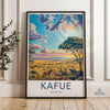 Kafue National Park Wall Art, African Wildlife Landscape, Zebra Safari Poster, Nature Decor, African Savannah Print