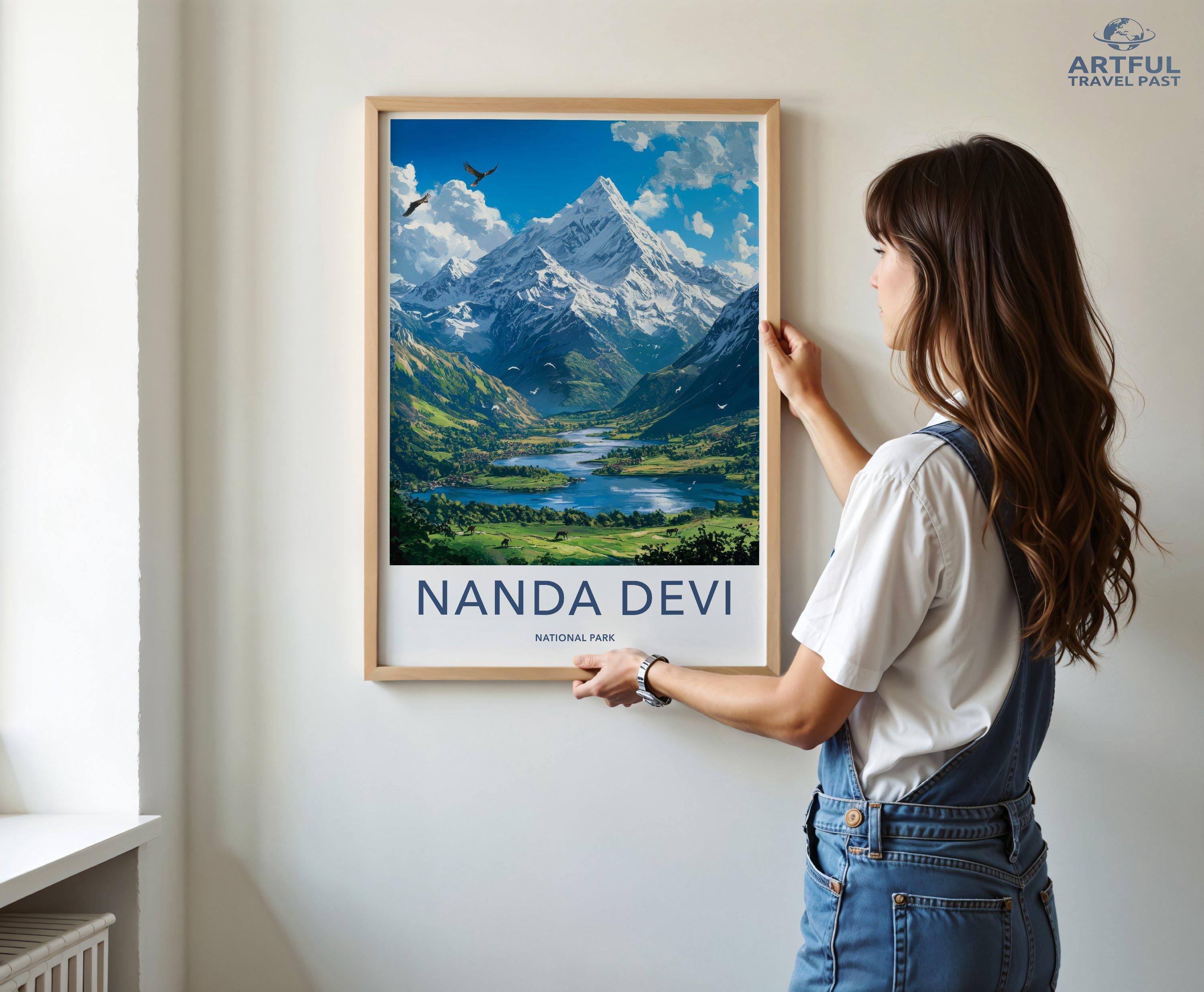 Nanda Devi National Park Poster | India Wall Art