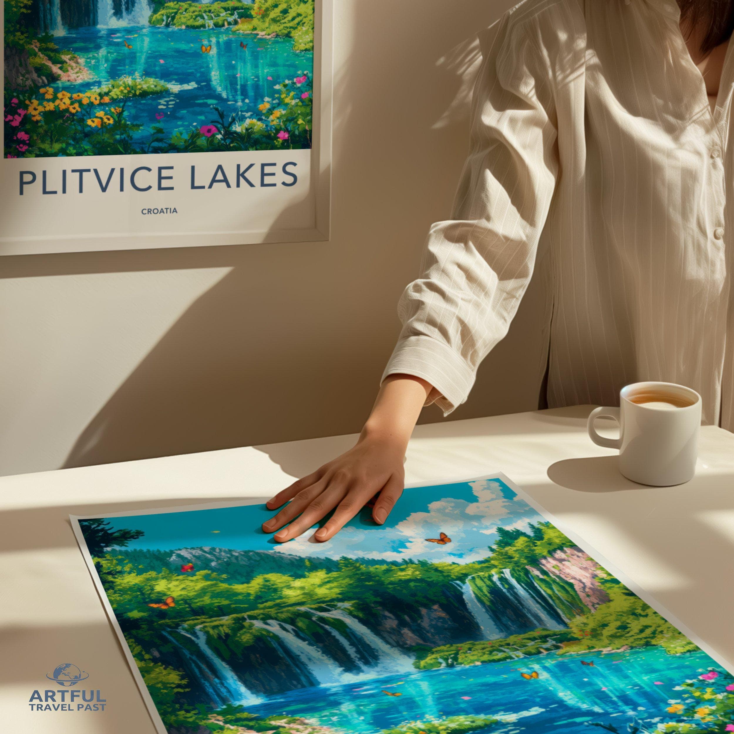 Plitvice Lakes National Park Poster | Croatia Wall Art