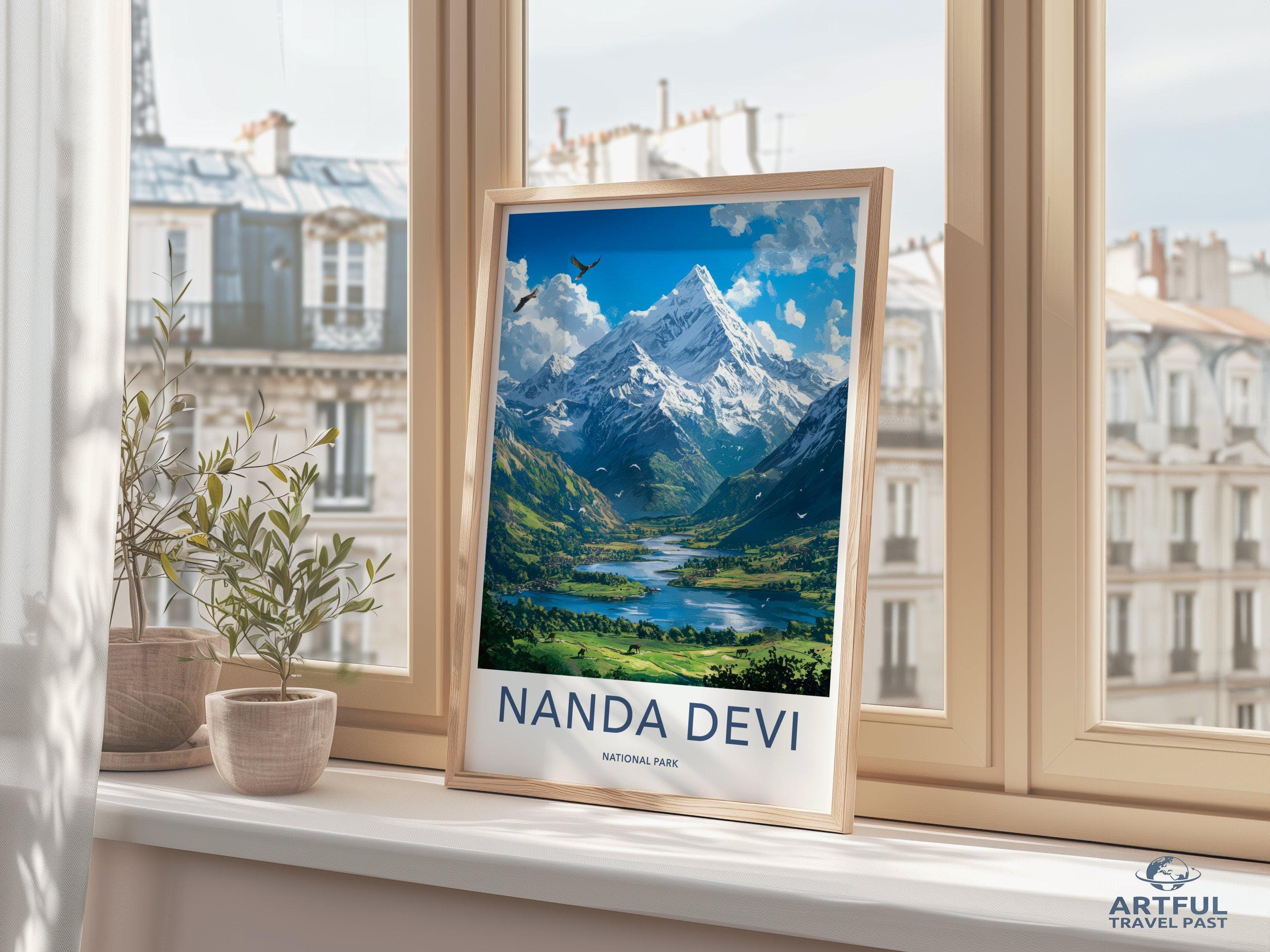 Nanda Devi National Park Poster | India Wall Art