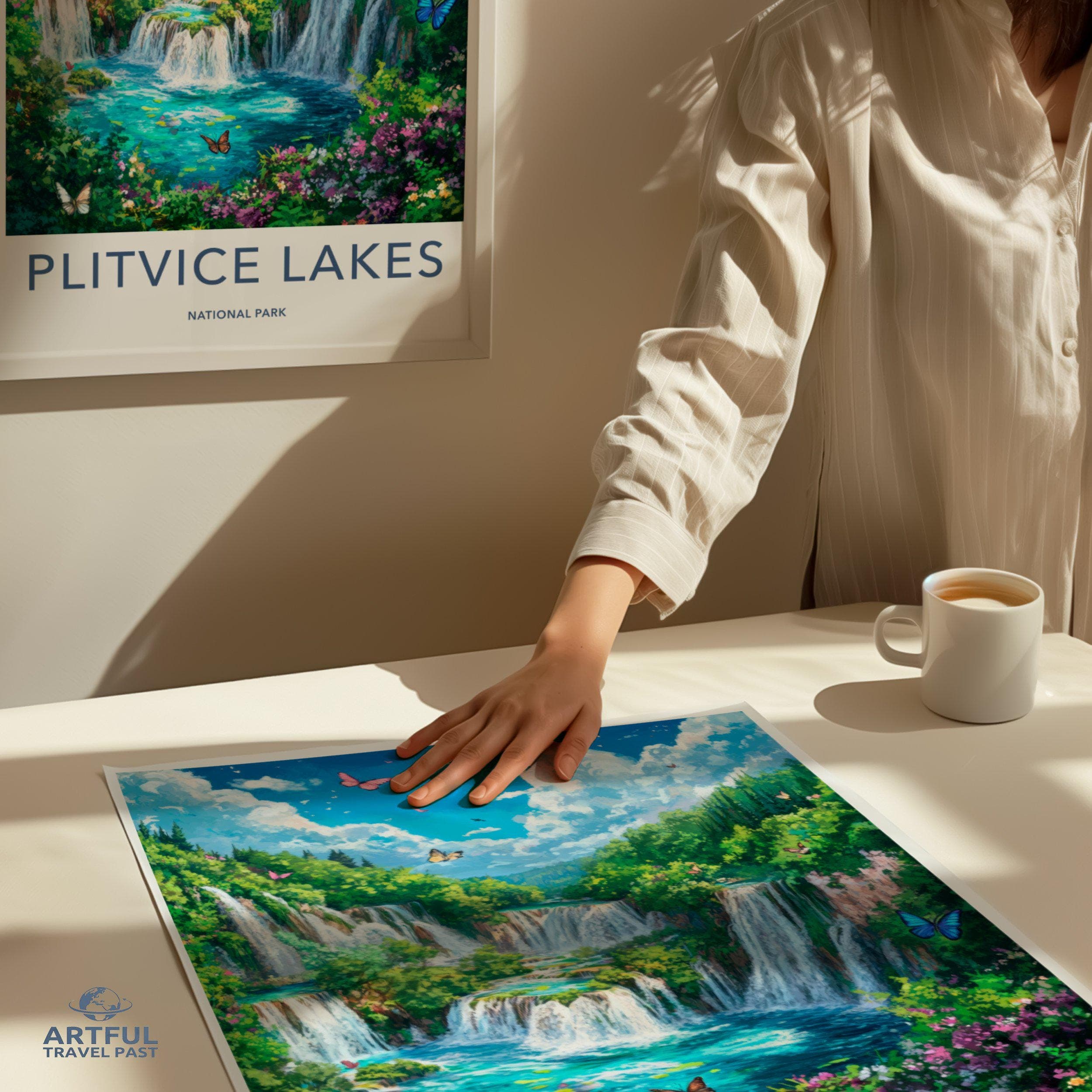 Plitvice Lakes National Park Poster | Croatia Wall Art