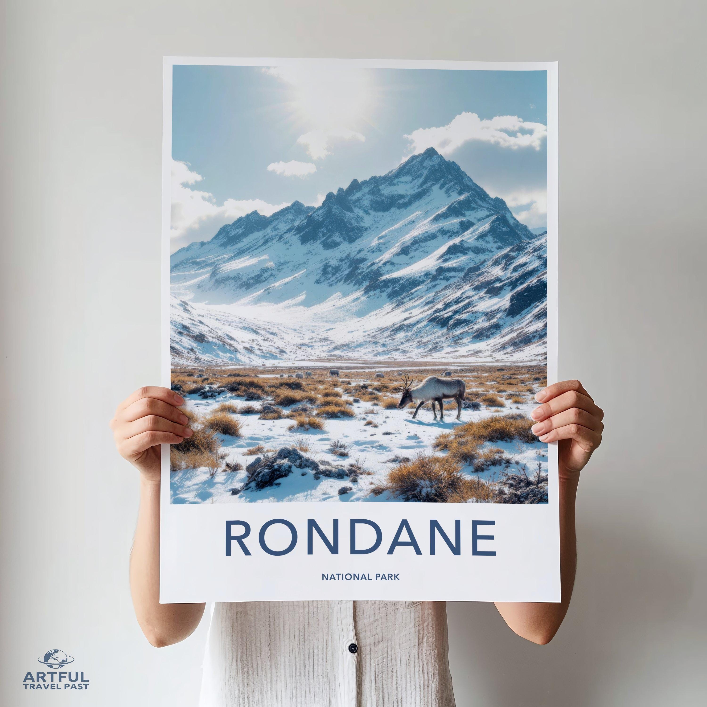 Rondane National Park Wall Art, Norwegian Landscape Print, Scandinavian Mountain Decor, Nature Photography, Wilderness Home Decor