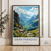 Gran Paradiso National Park Poster | Italy Wall Art