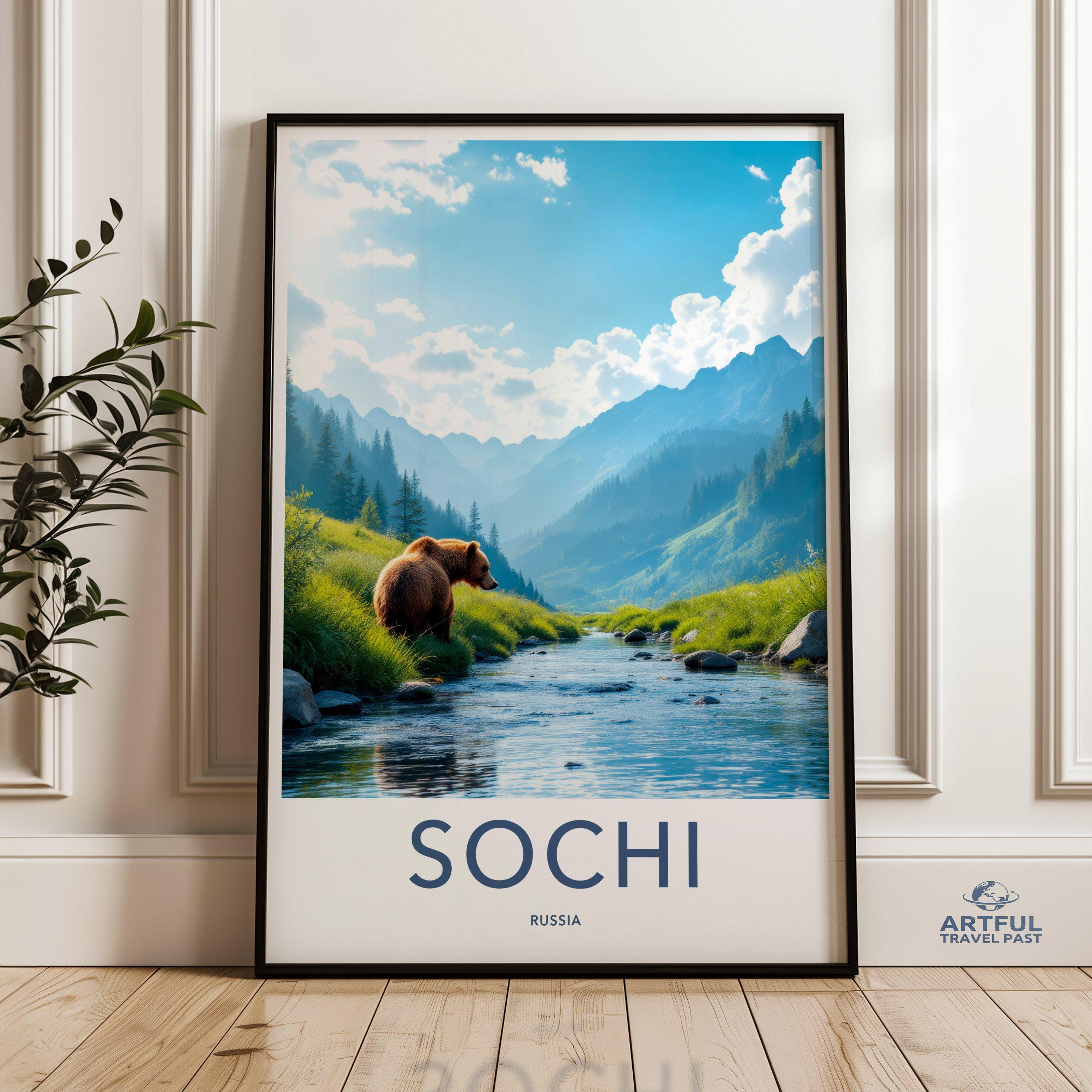 Sochi National Park Poster | Russia Wall Art