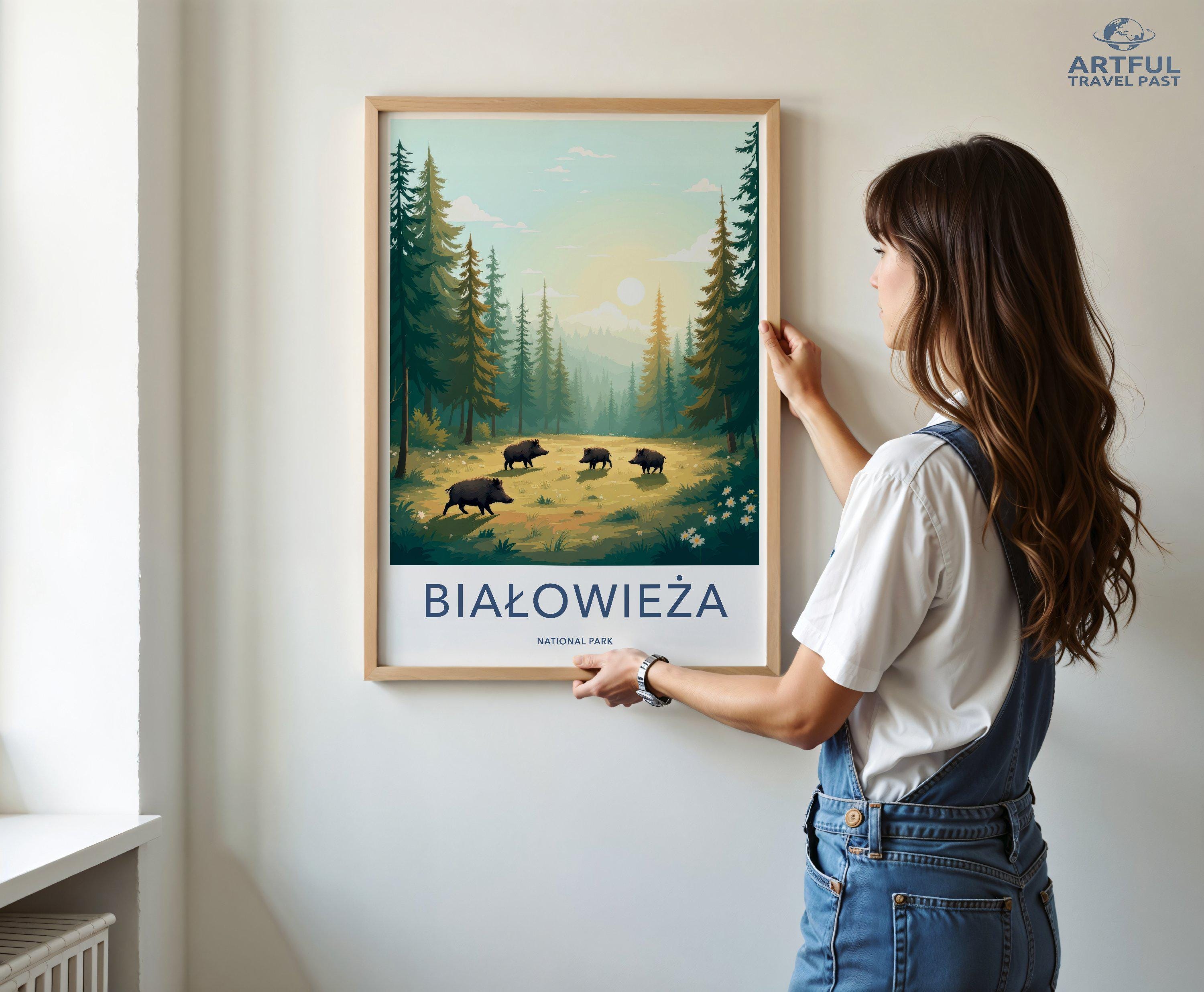 Białowieża National Park Poster | Poland Wall Art