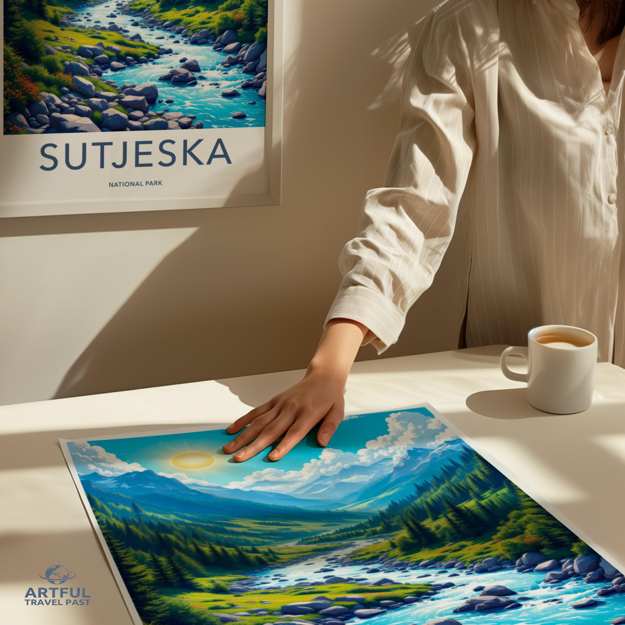 Sutjeska National Park Poster | Bosnia and Herzegovina Art