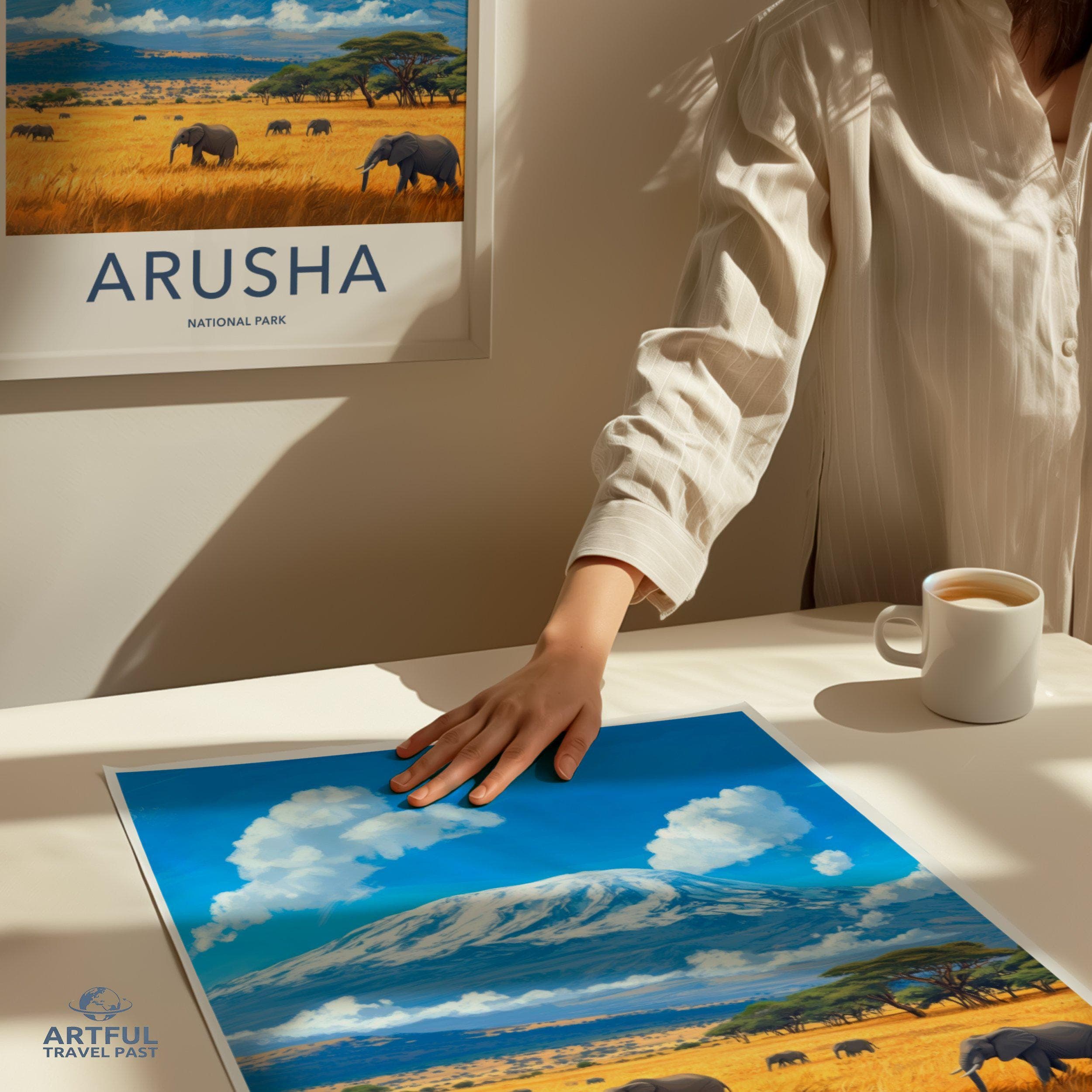 Arusha National Park Poster | Tanzania Wall Art