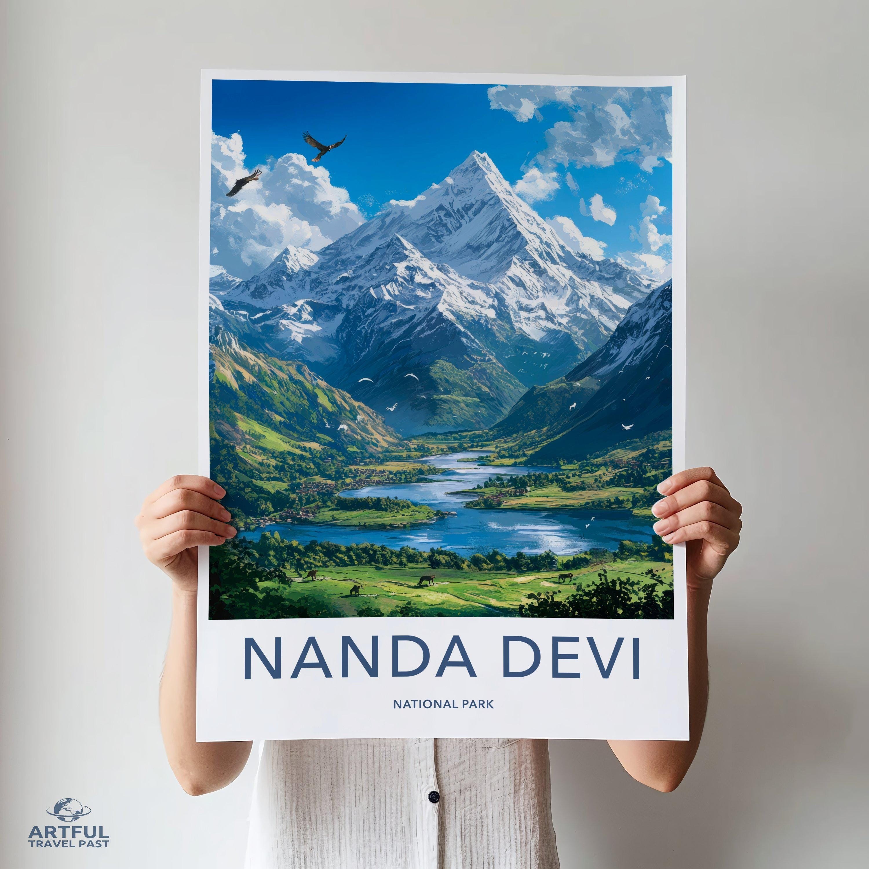 Nanda Devi National Park Poster | India Wall Art