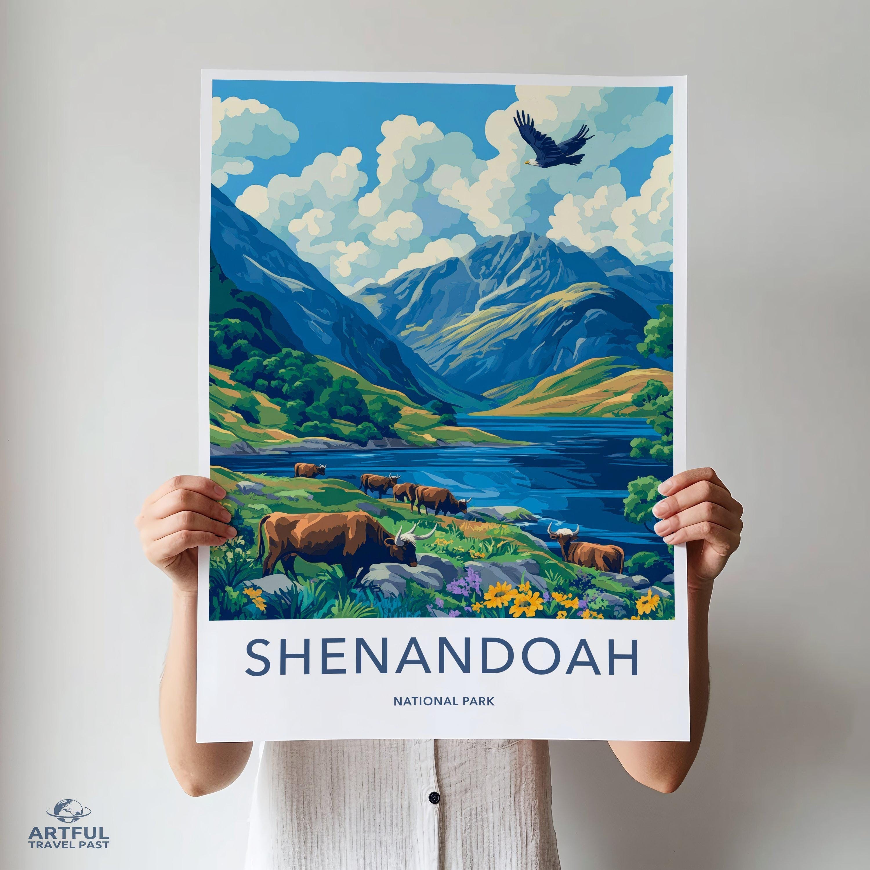 Shenandoah National Park Poster | Virginia Wall Art