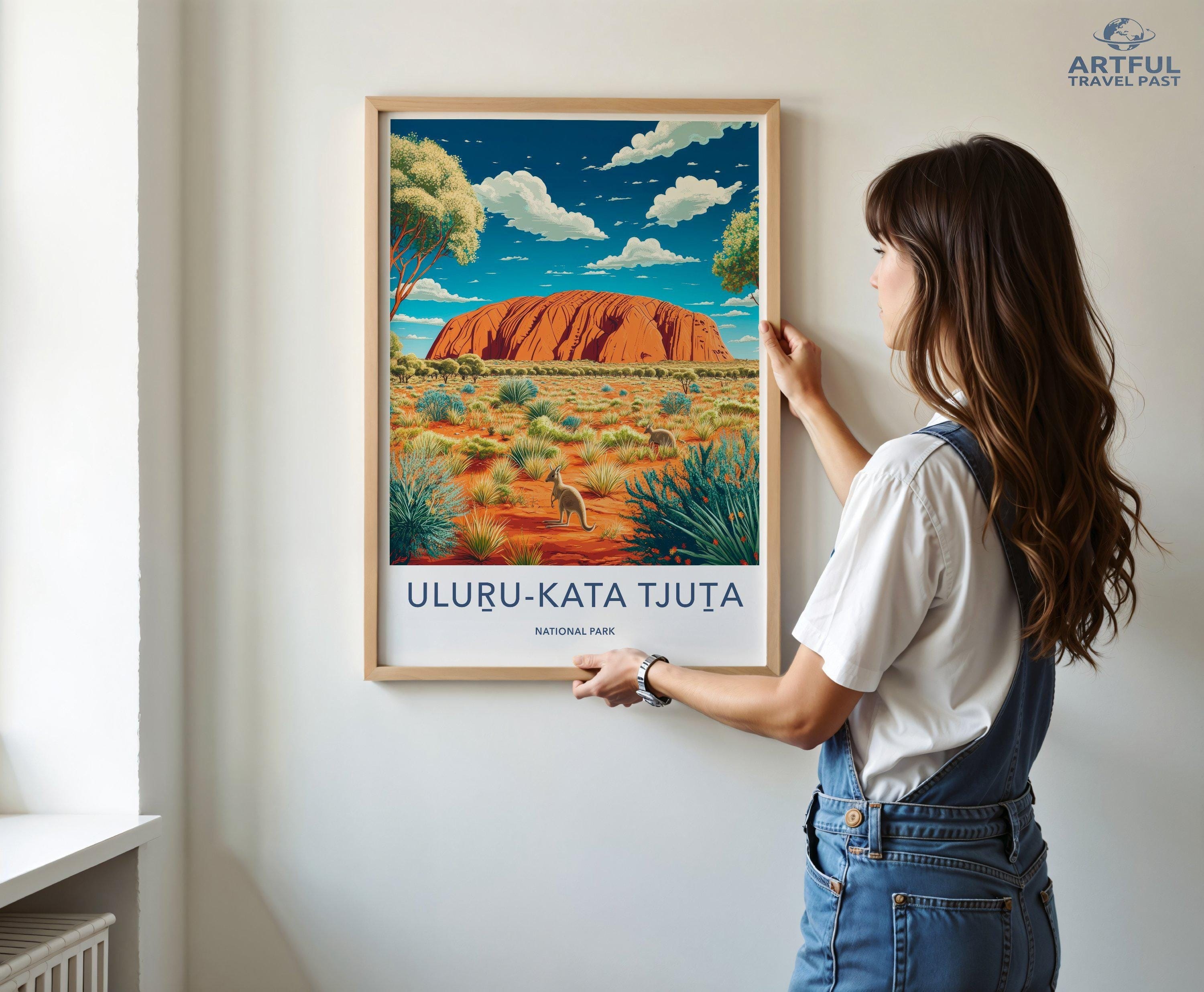 Uluru Kata Tjuta National Park Poster | Australia Wall Art