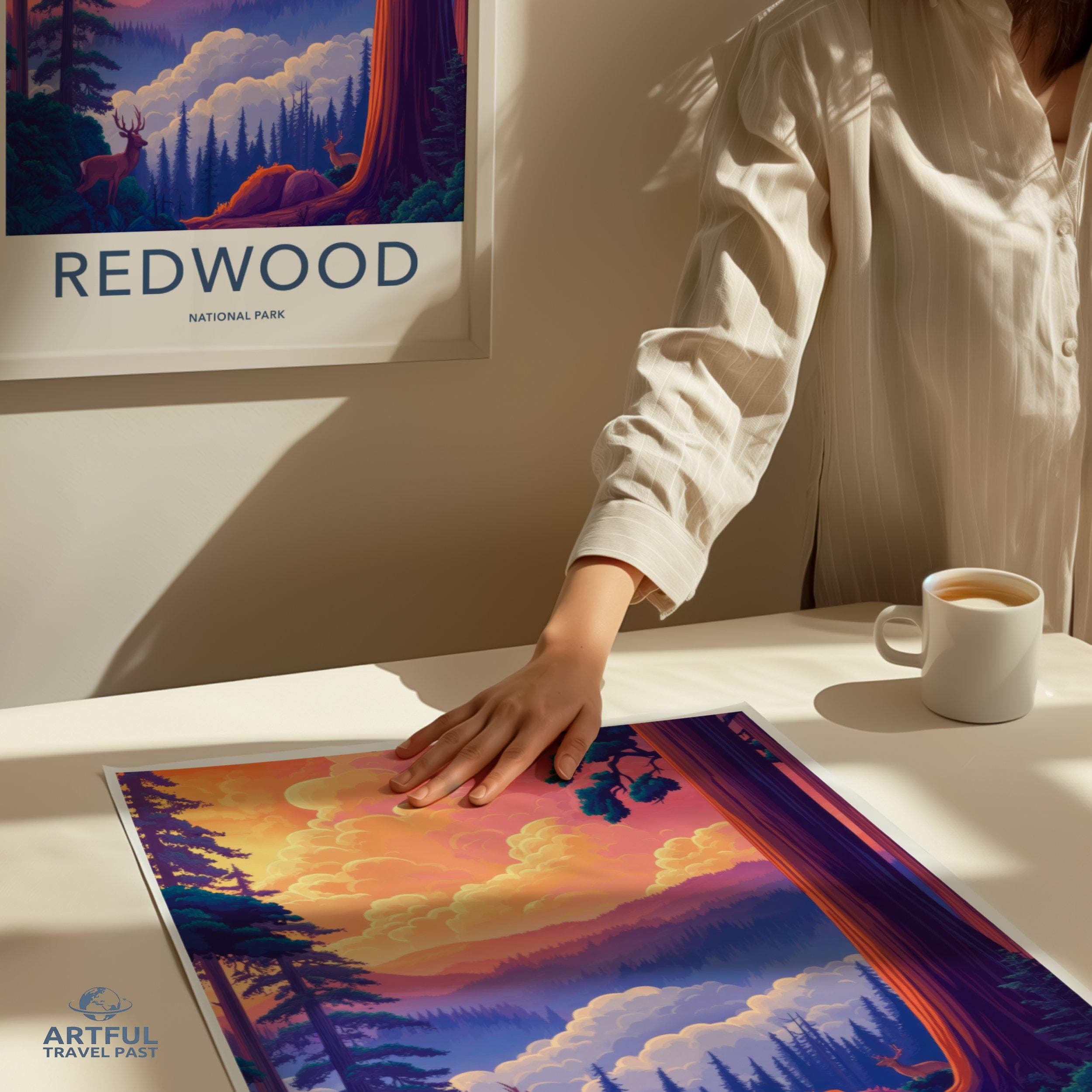 Redwood National Park Poster | California Wall Art